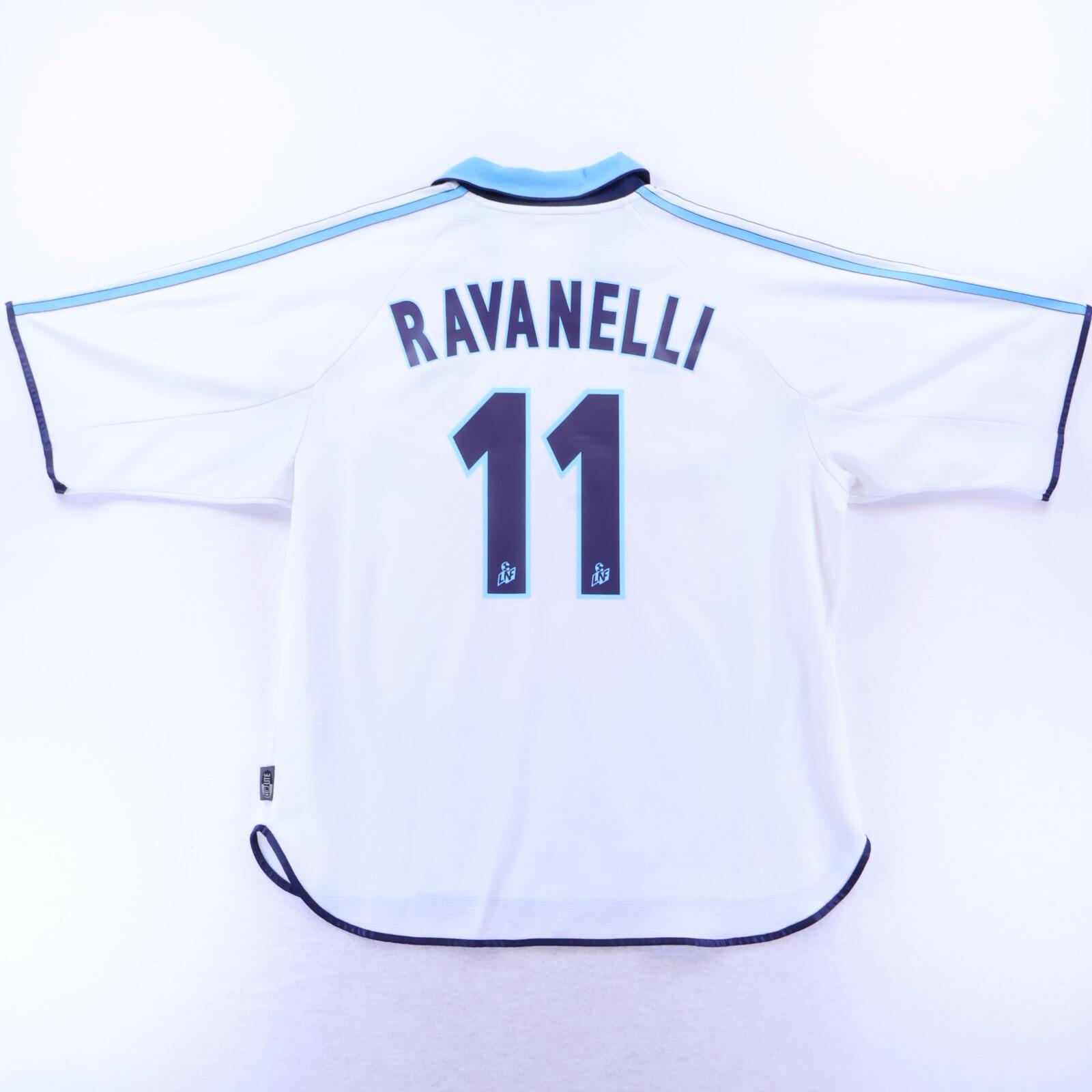 Marseille Ravanelli #11 1999/00 Home Shirt - XL