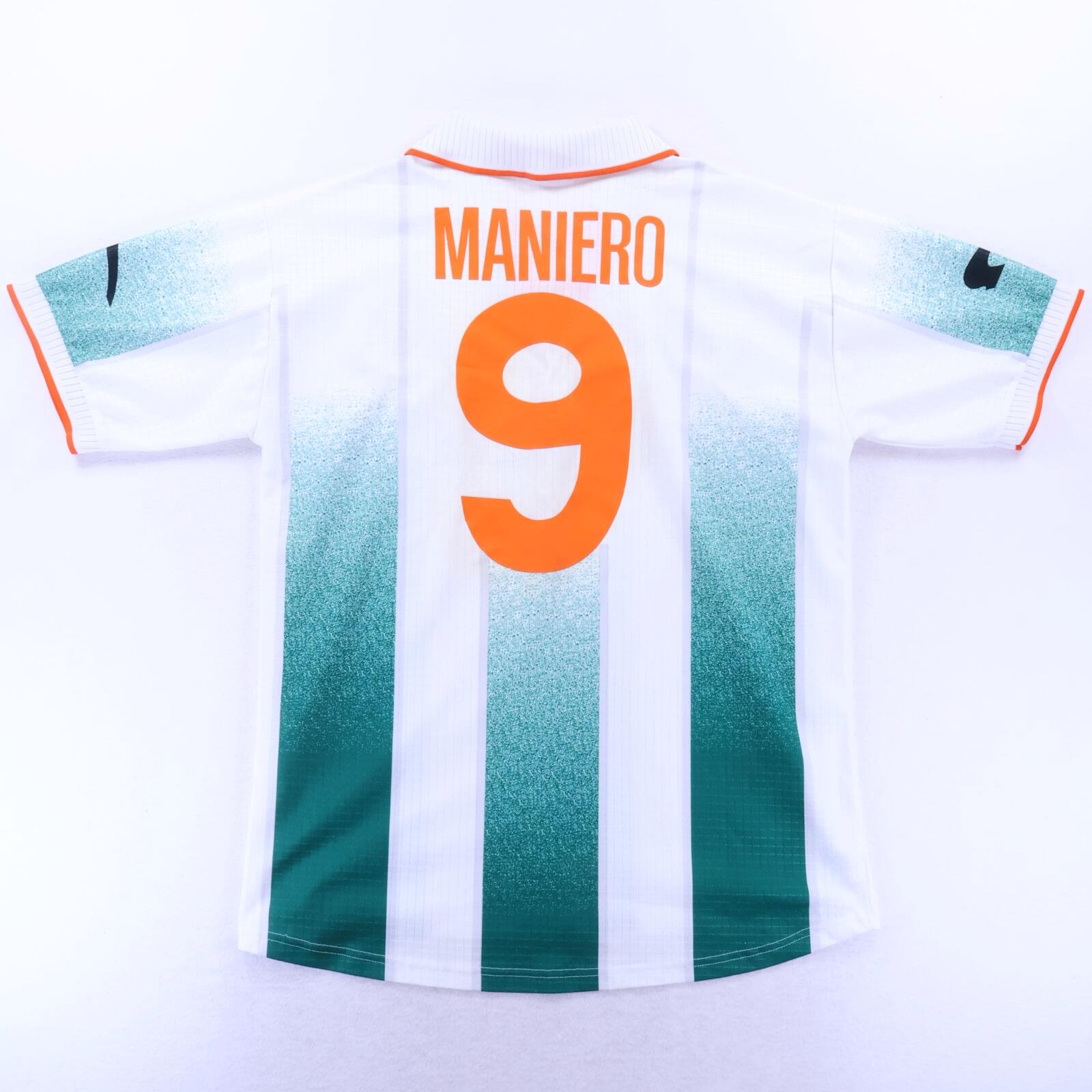 Venezia Fc Maniero #9 1999/00 Away Shirt - L