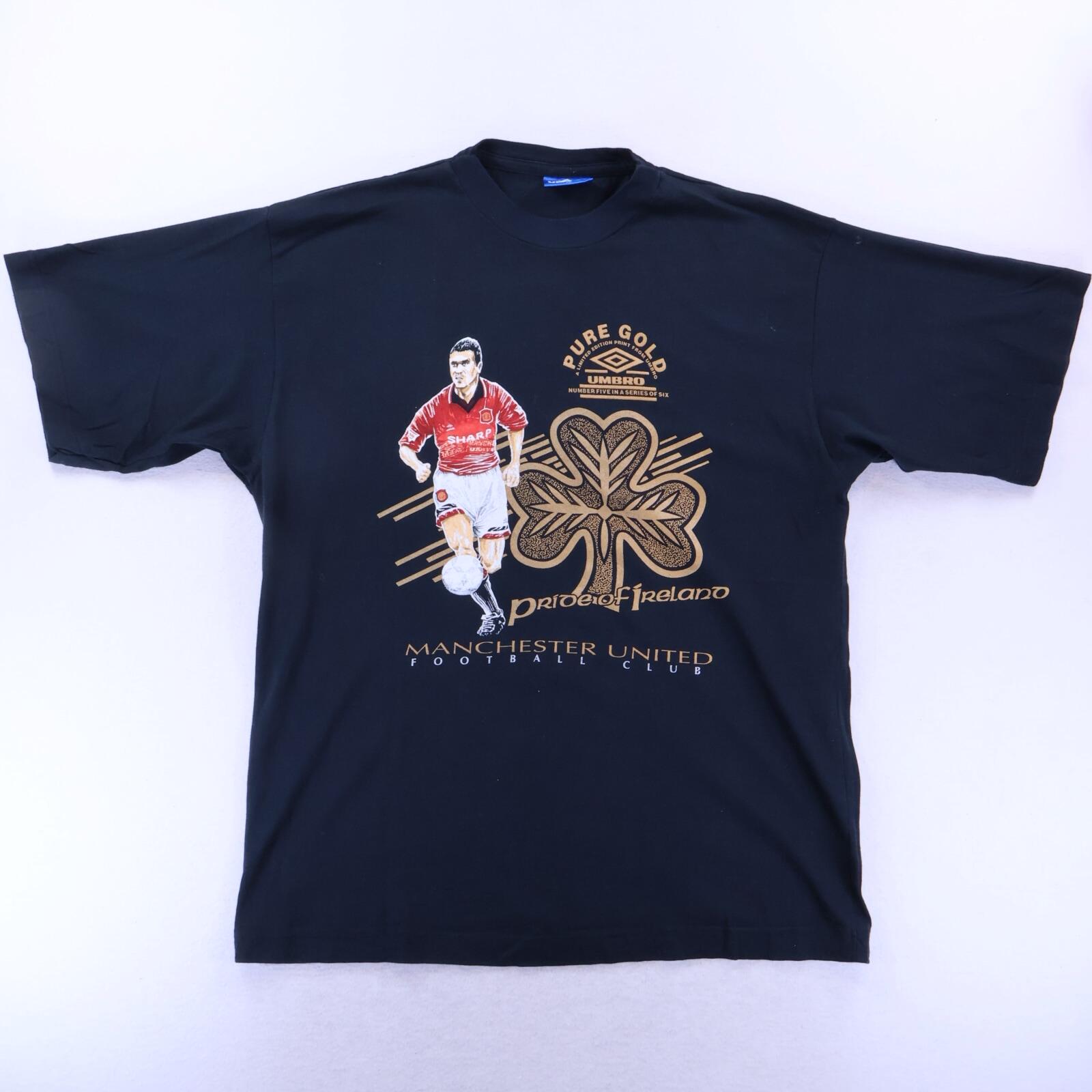Manchester United Keane #16 1993/95 Graphic T-Shirt - XL