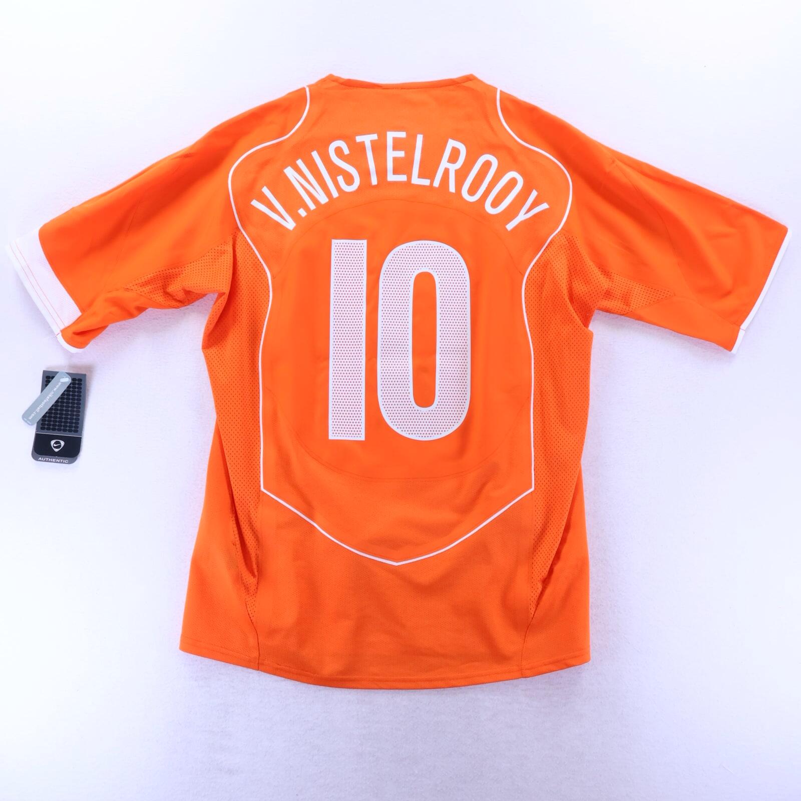 *NWT* Netherlands V.Nistelrooy #10 2004/06 Home Shirt (Limited Edition Player) - L