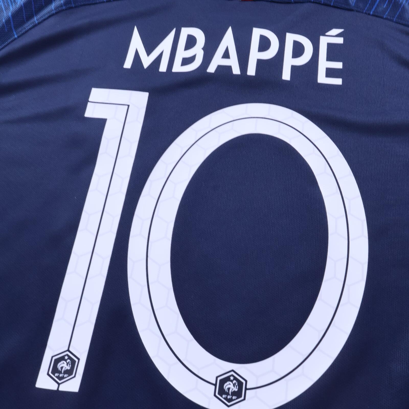 *MINT* France Mbappé #10 2018/19 Home Shirt - XL