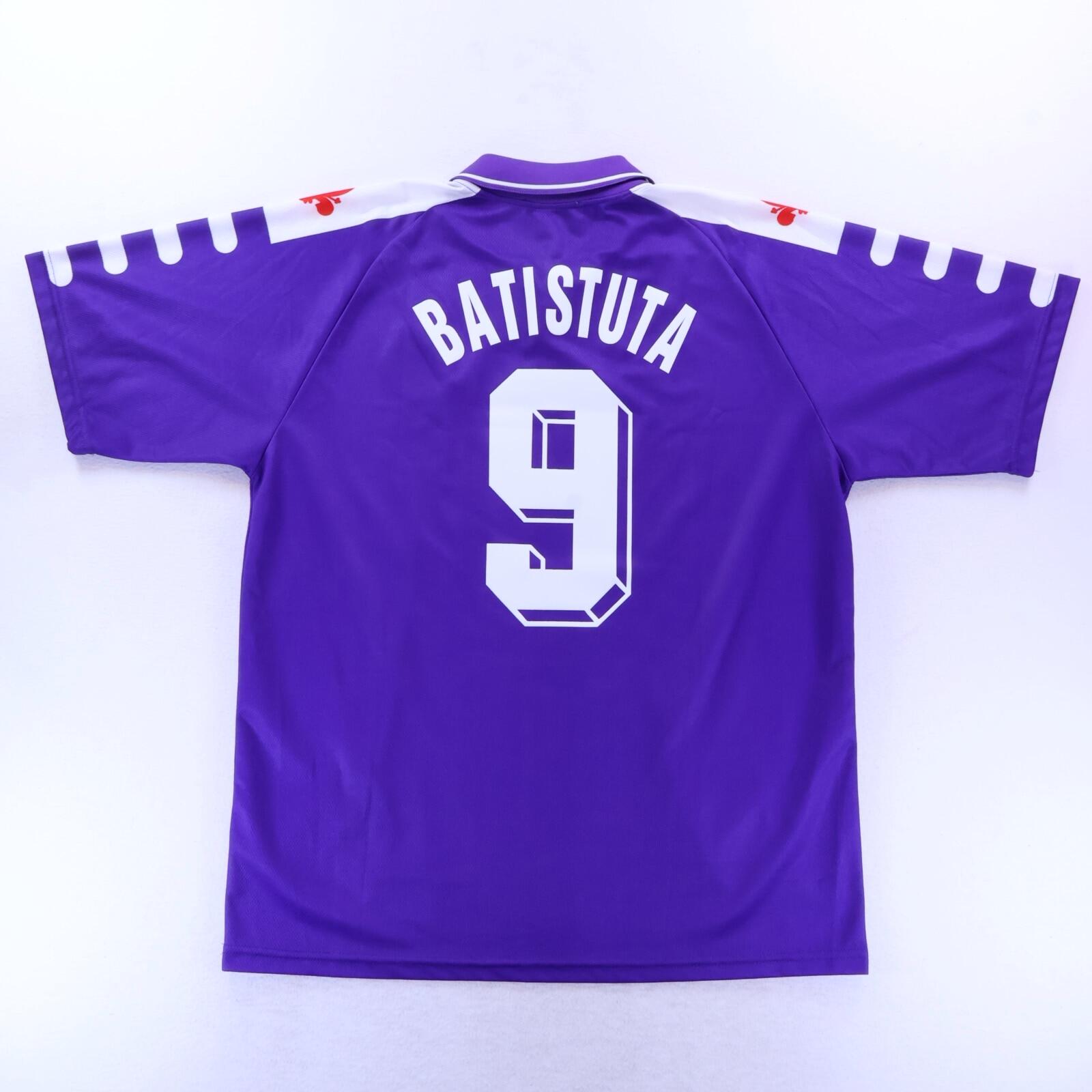 *MINT* Fiorentina Batistuta #9 1998/99 Home Shirt - XL