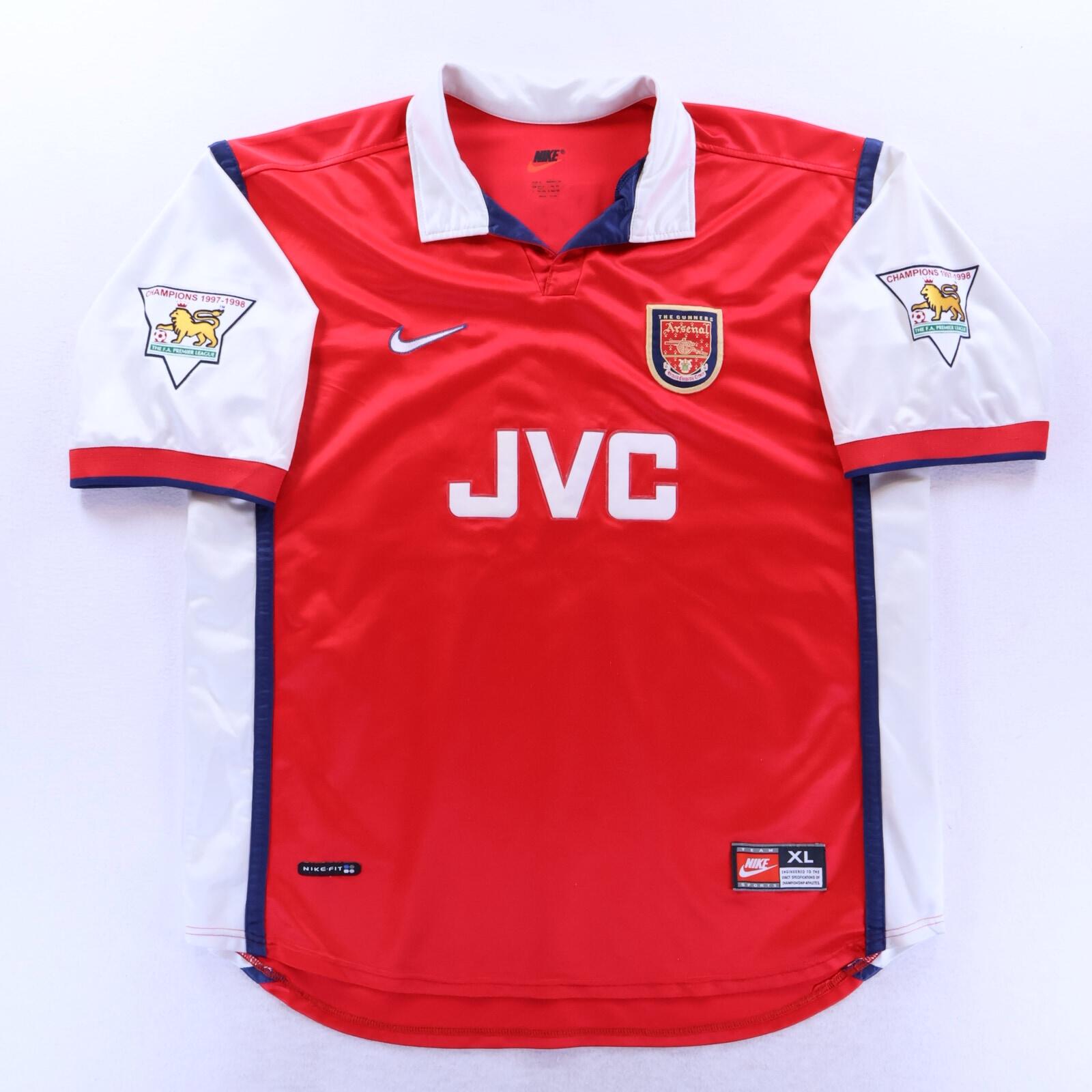 Arsenal Overmars #11 1998/99 Home Shirt - XL