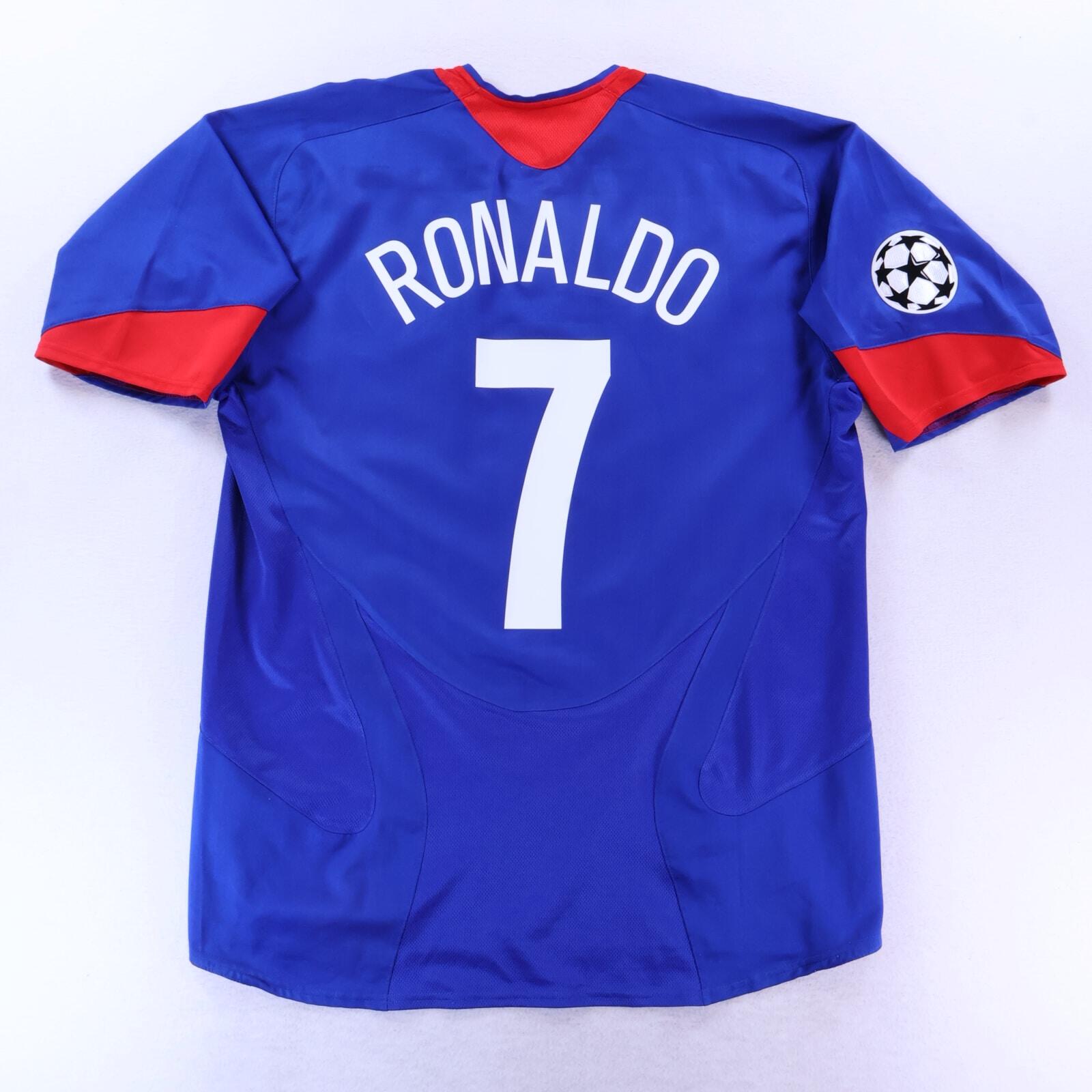 Manchester United Ronaldo #7 2005/06 Away Shirt - L
