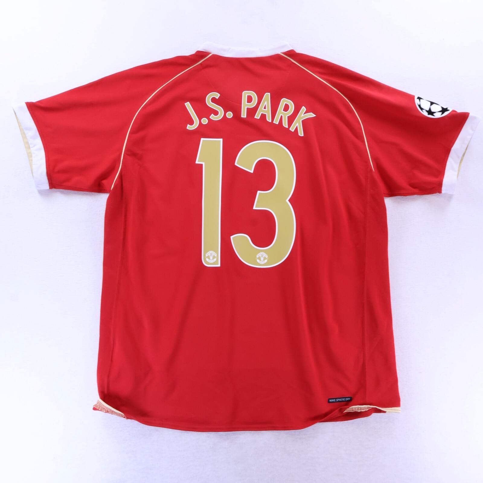 *MINT* Manchester United J.S.Park #13 2006/07 Home Shirt - L