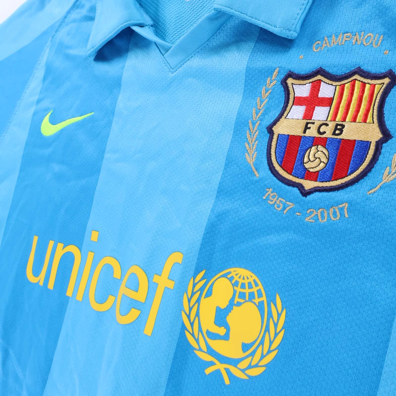 Barcelona 2007/08 Away Shirt - YOUTH - L