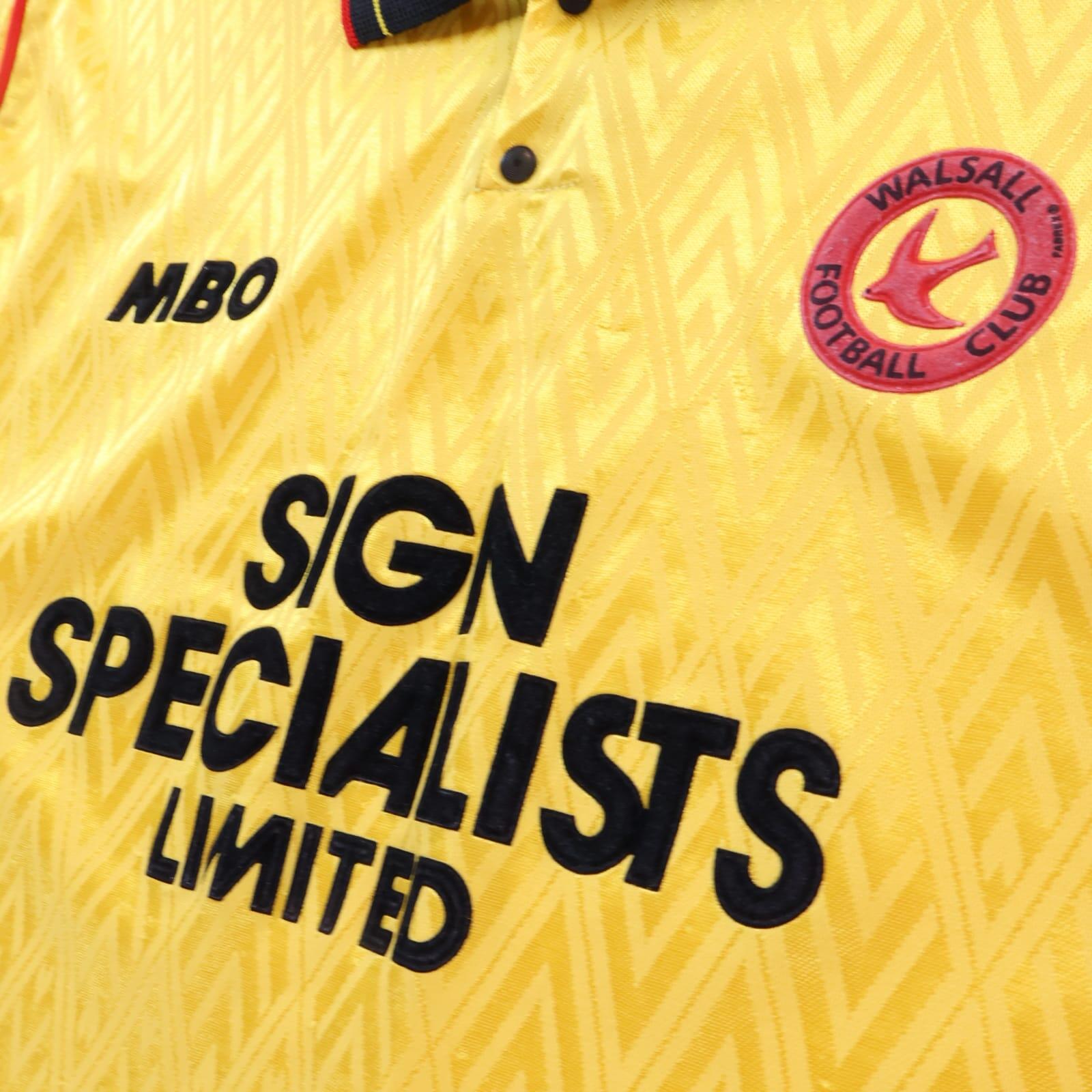 Walsall 1992/93 Away Shirt - M