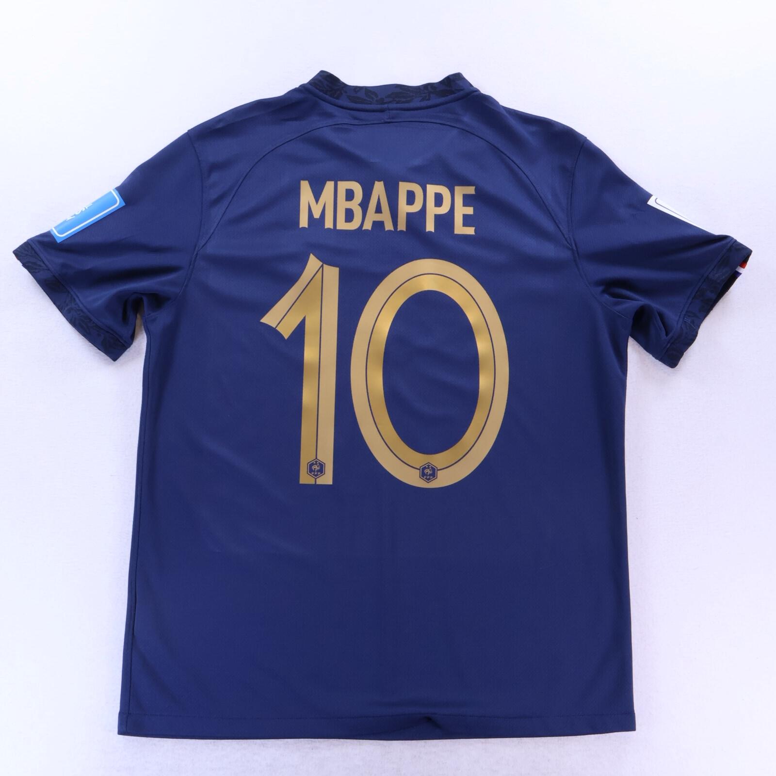 *MINT* France Mbappé #10 2022/23 Home Shirt - L