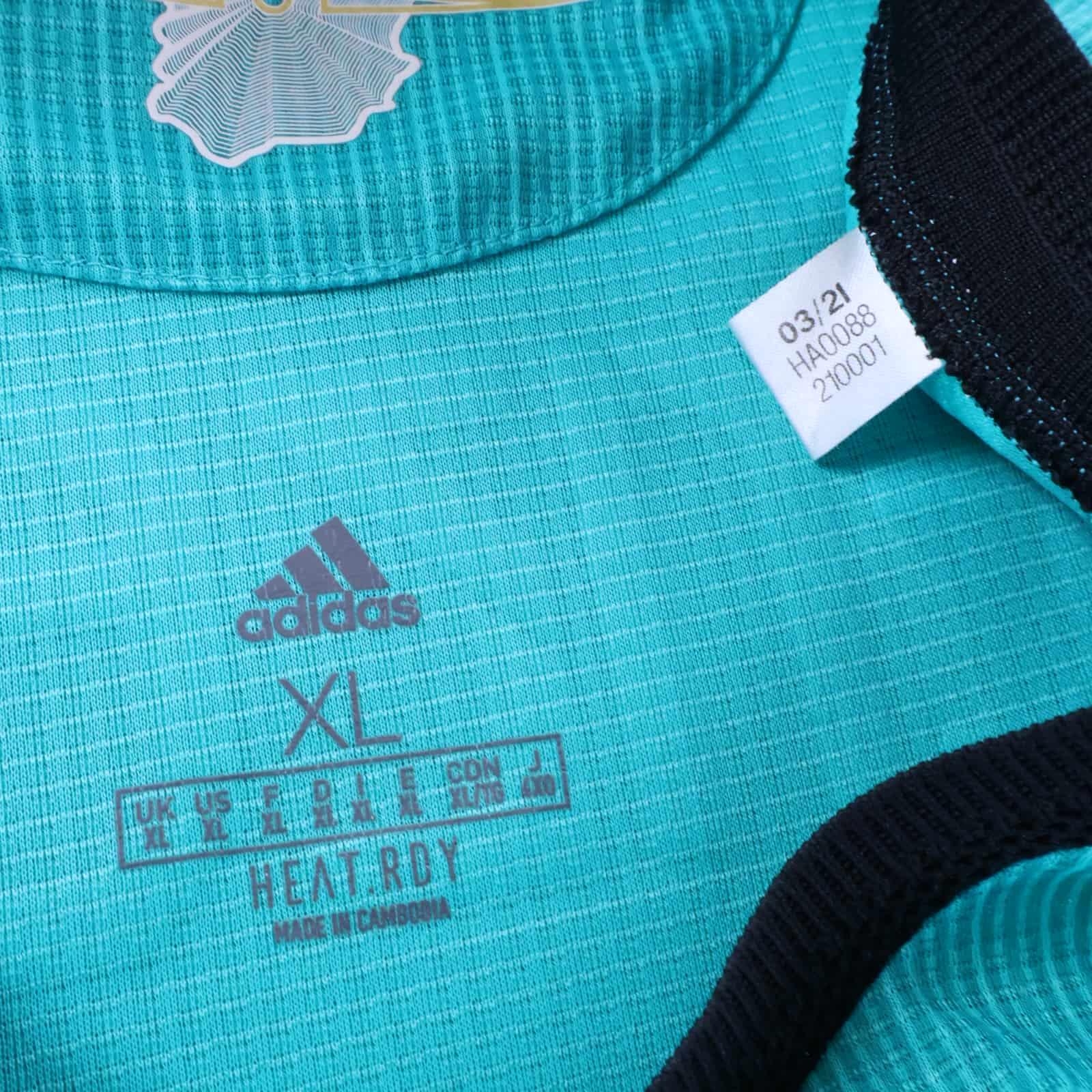 *MINT* Real Madrid Benzema #9 2021/22 Third Shirt - Player Issue - XL