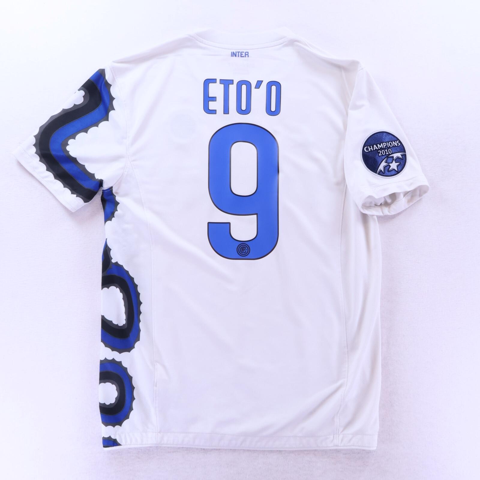 Inter Milan Eto'O #9 2010/11 Away Shirt - M