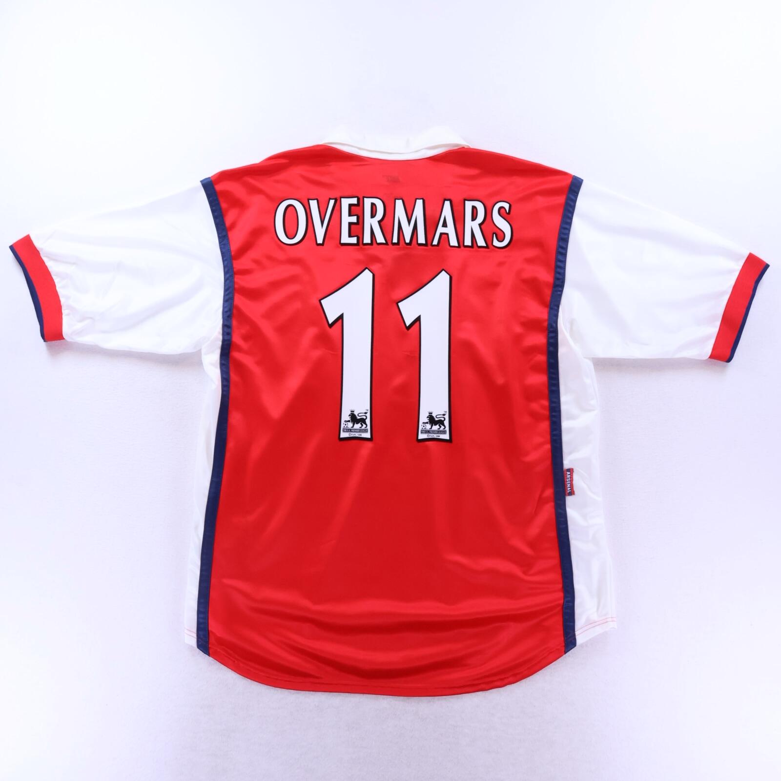 Arsenal Overmars #11 1998/99 Home Shirt - L