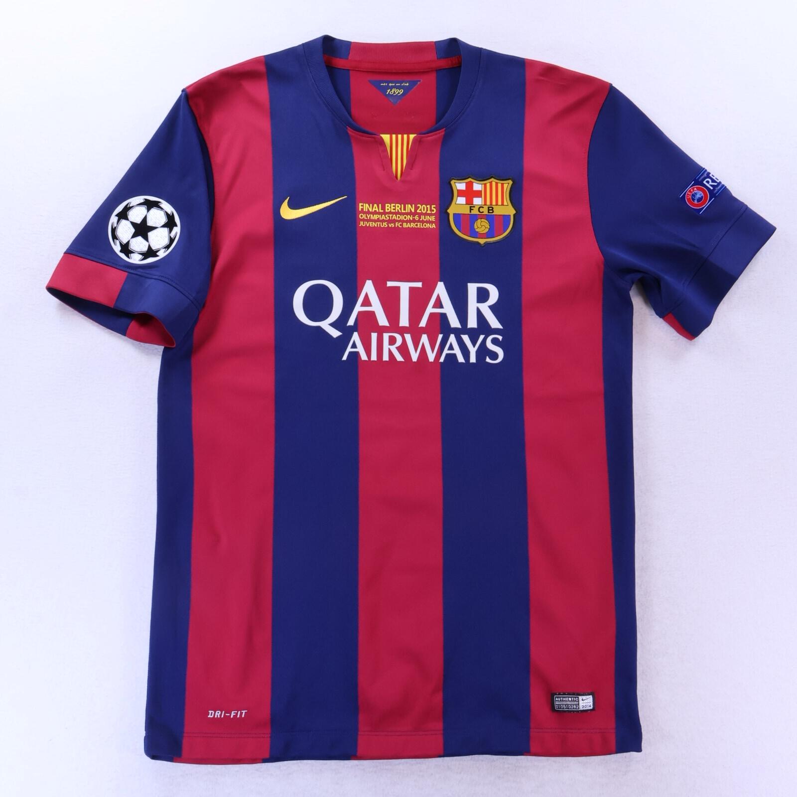 *MINT* Barcelona Neymar Jr #11 2014/15 Home Shirt - M