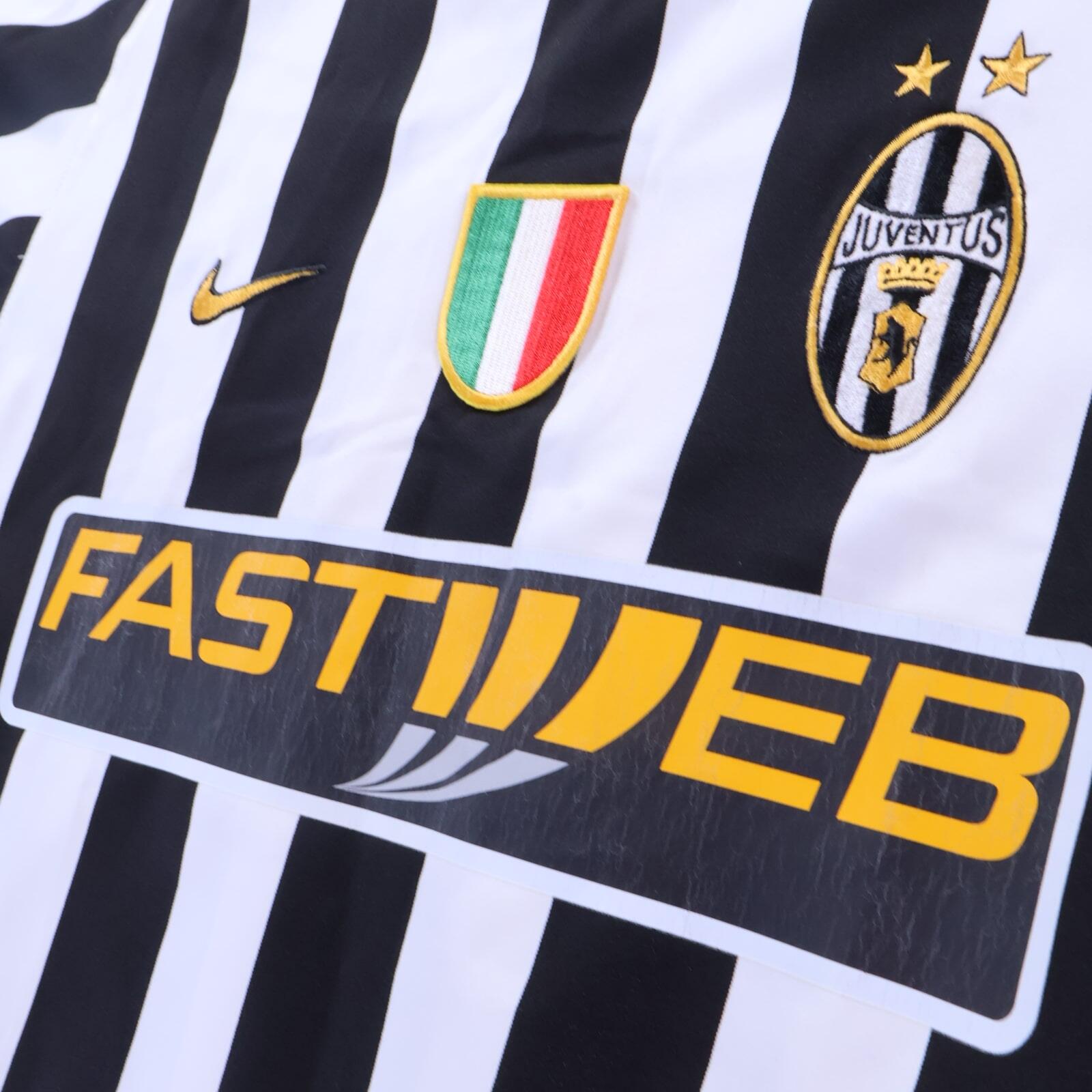 Juventus Nedved #11 2003/04 Home Shirt - Long Sleeve - M