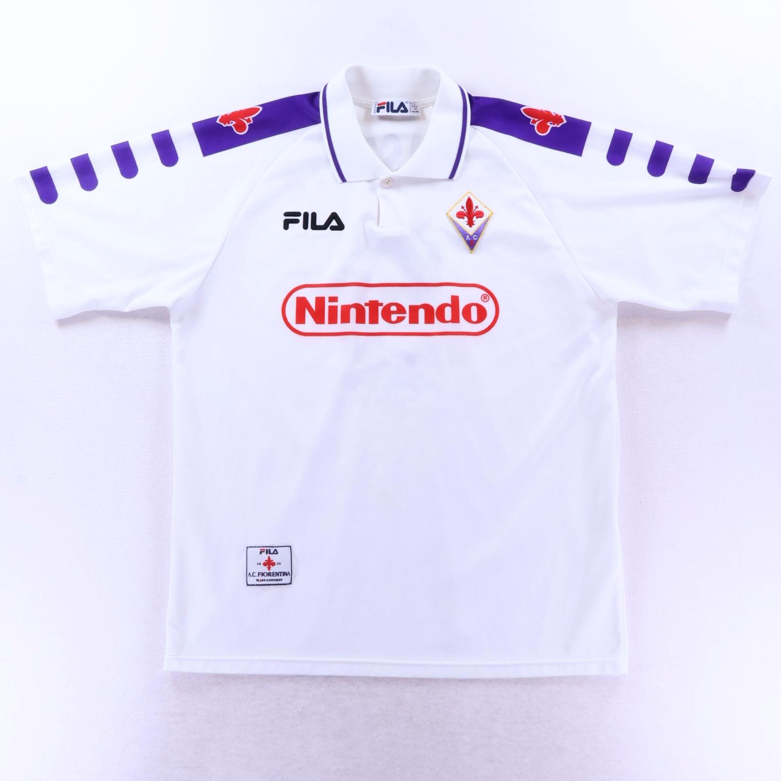 *MINT* Fiorentina Batistuta #9 1998/99 Away Shirt - XL