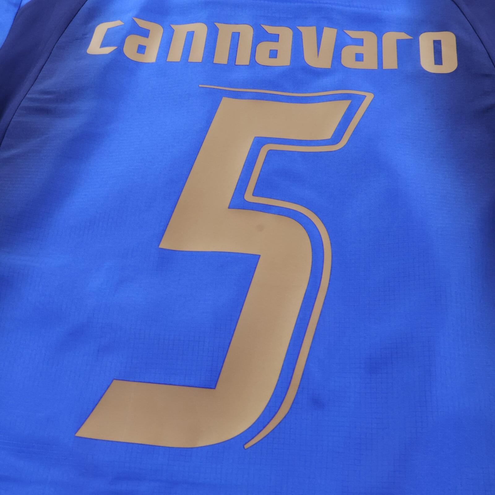 Italy Cannavaro #5 2006/08 Home Shirt - M
