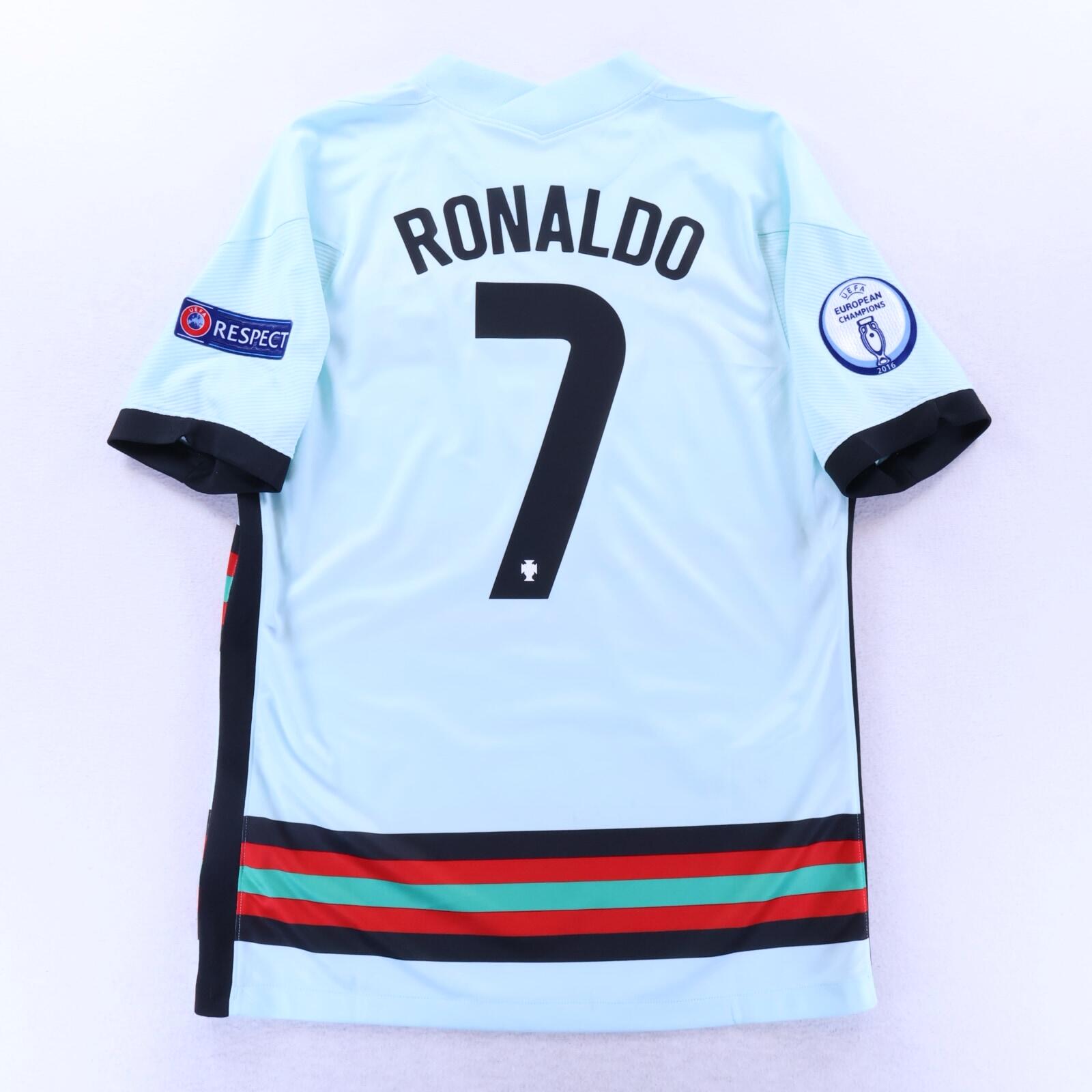 Portugal Ronaldo #7 2020/21 Away Shirt - M
