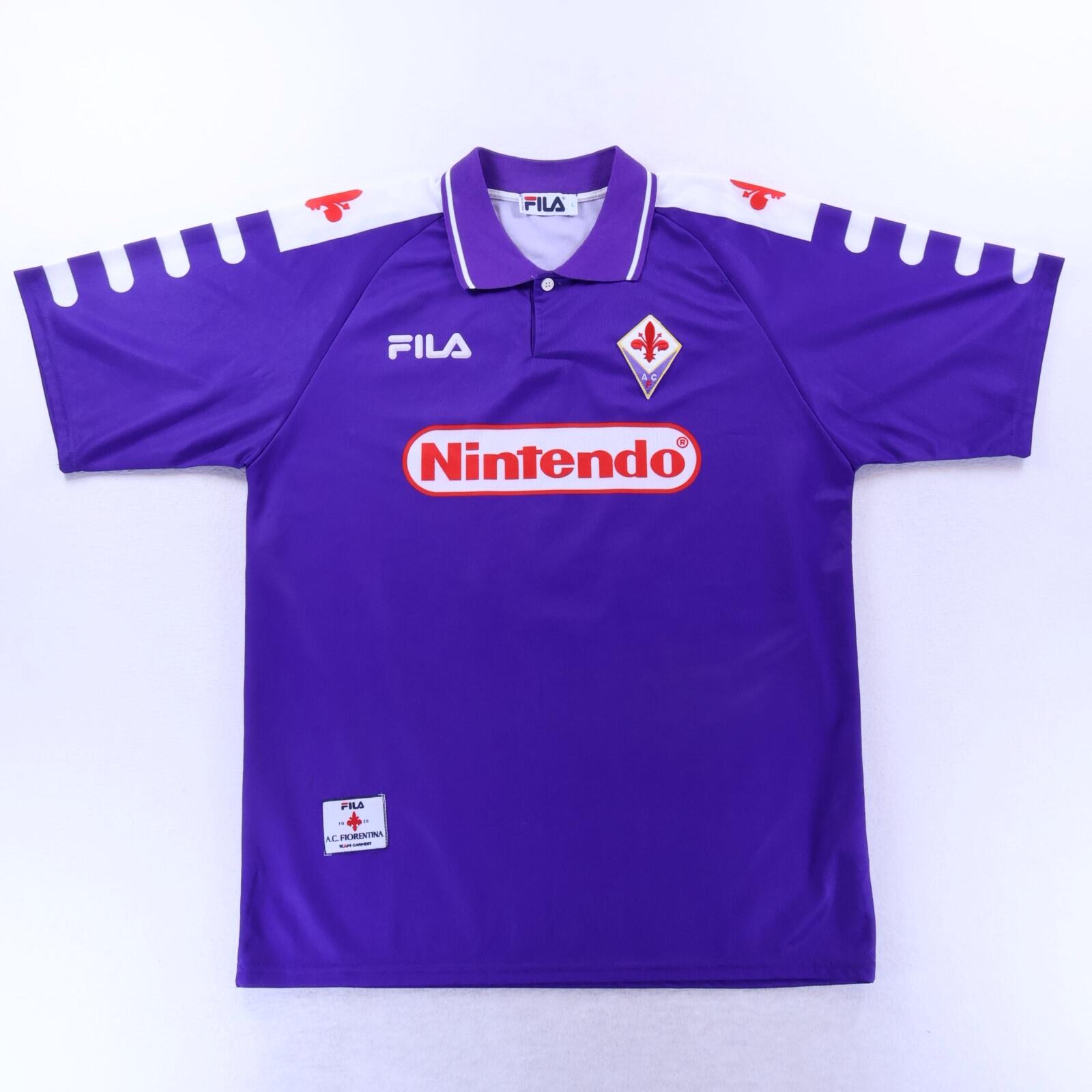 Fiorentina Batistuta #9 1998/99 Home Shirt - L