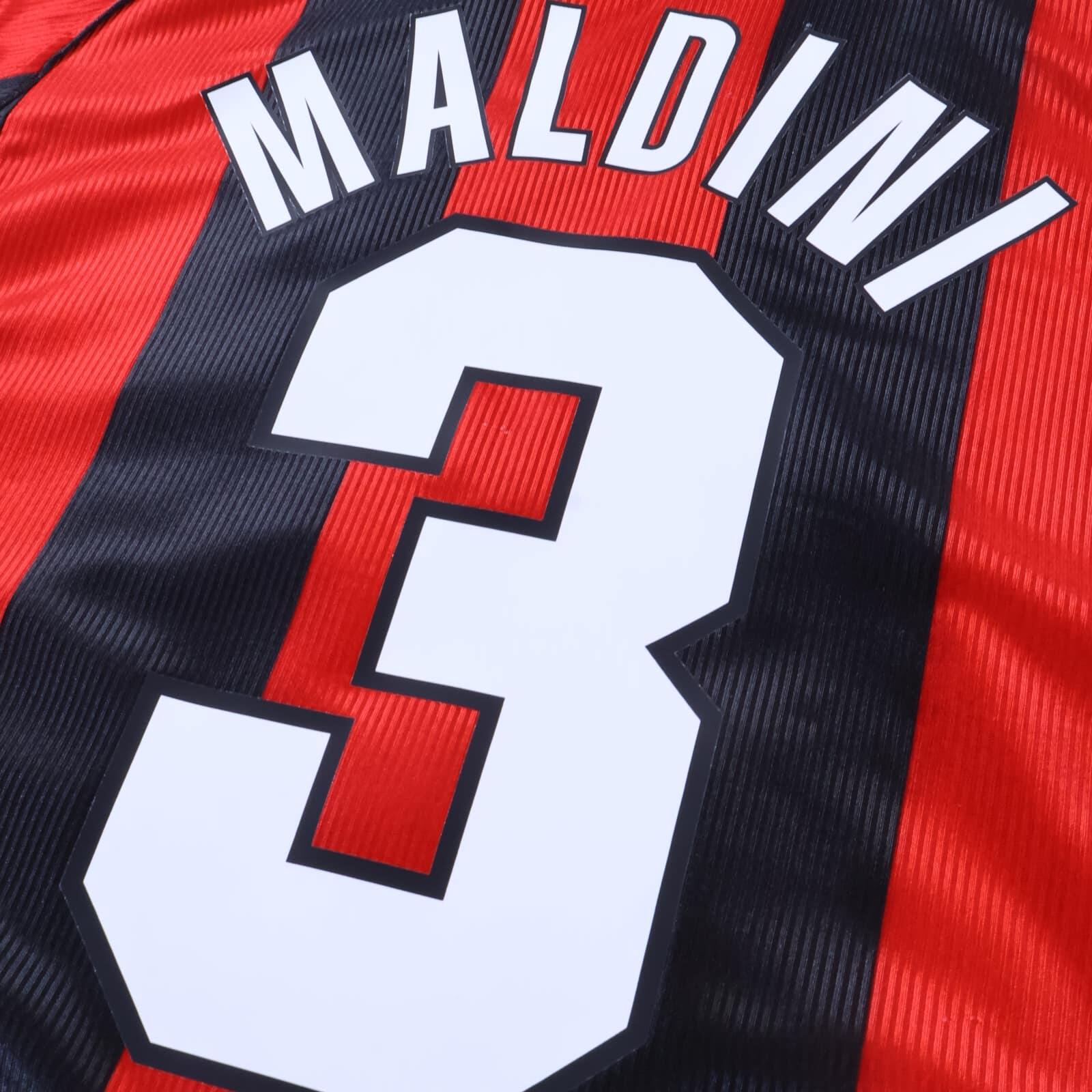 Ac Milan Maldini #3 1998/00 Home Shirt - L