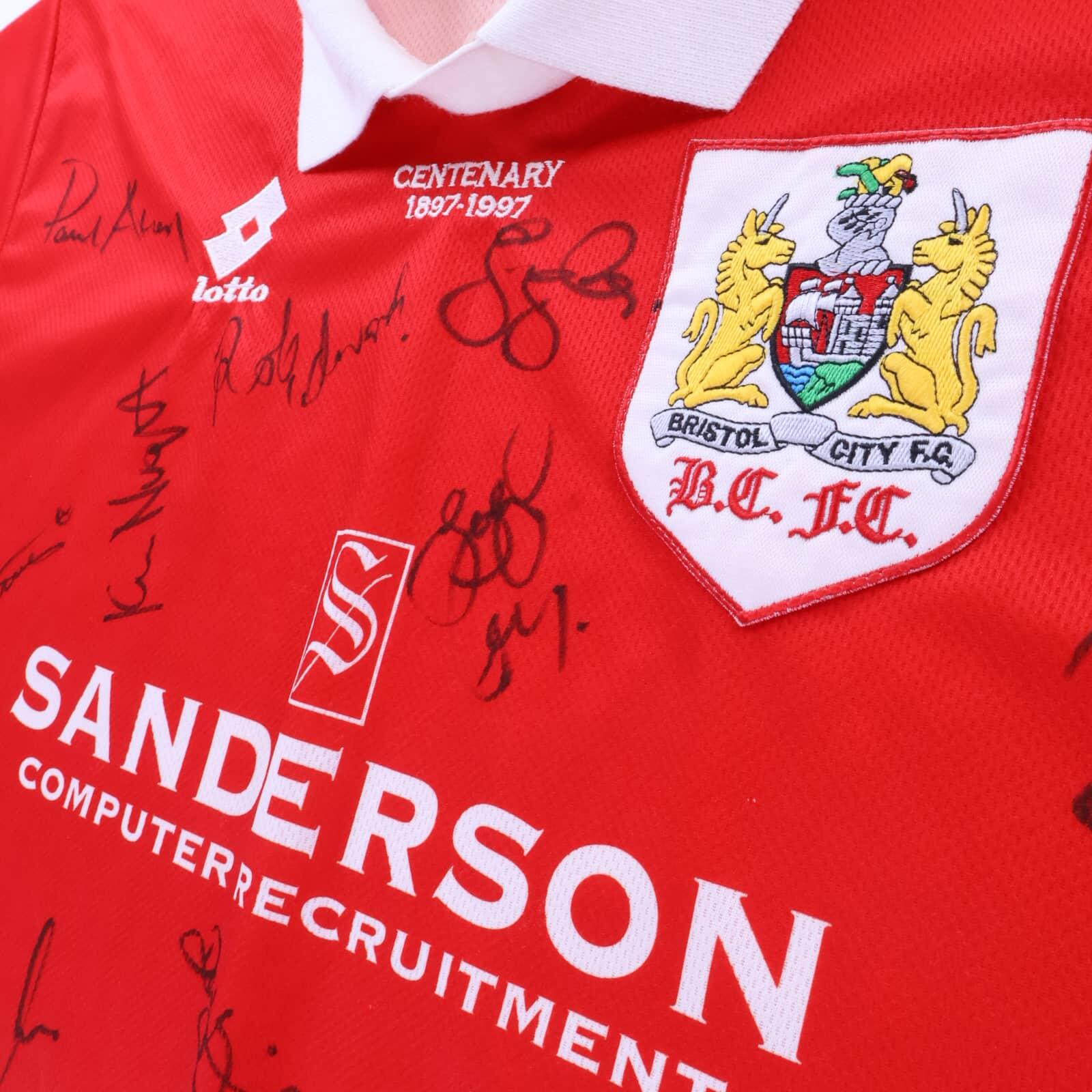 Bristol City F.C 1996/97 Home Shirt - 2XL