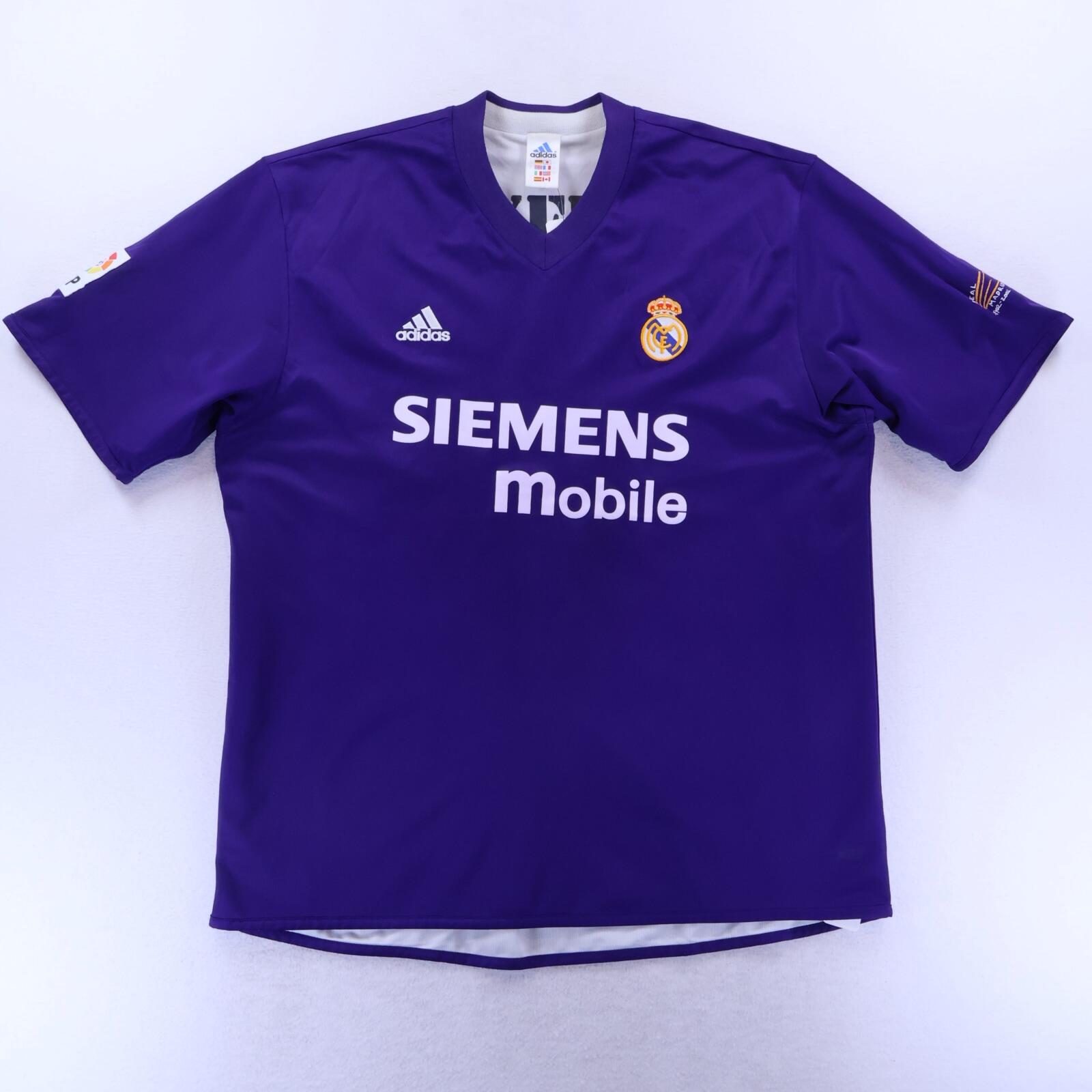 Real Madrid Zidane / Makelele #5 2002/03 Centenary Third Shirt - Reversible - XL