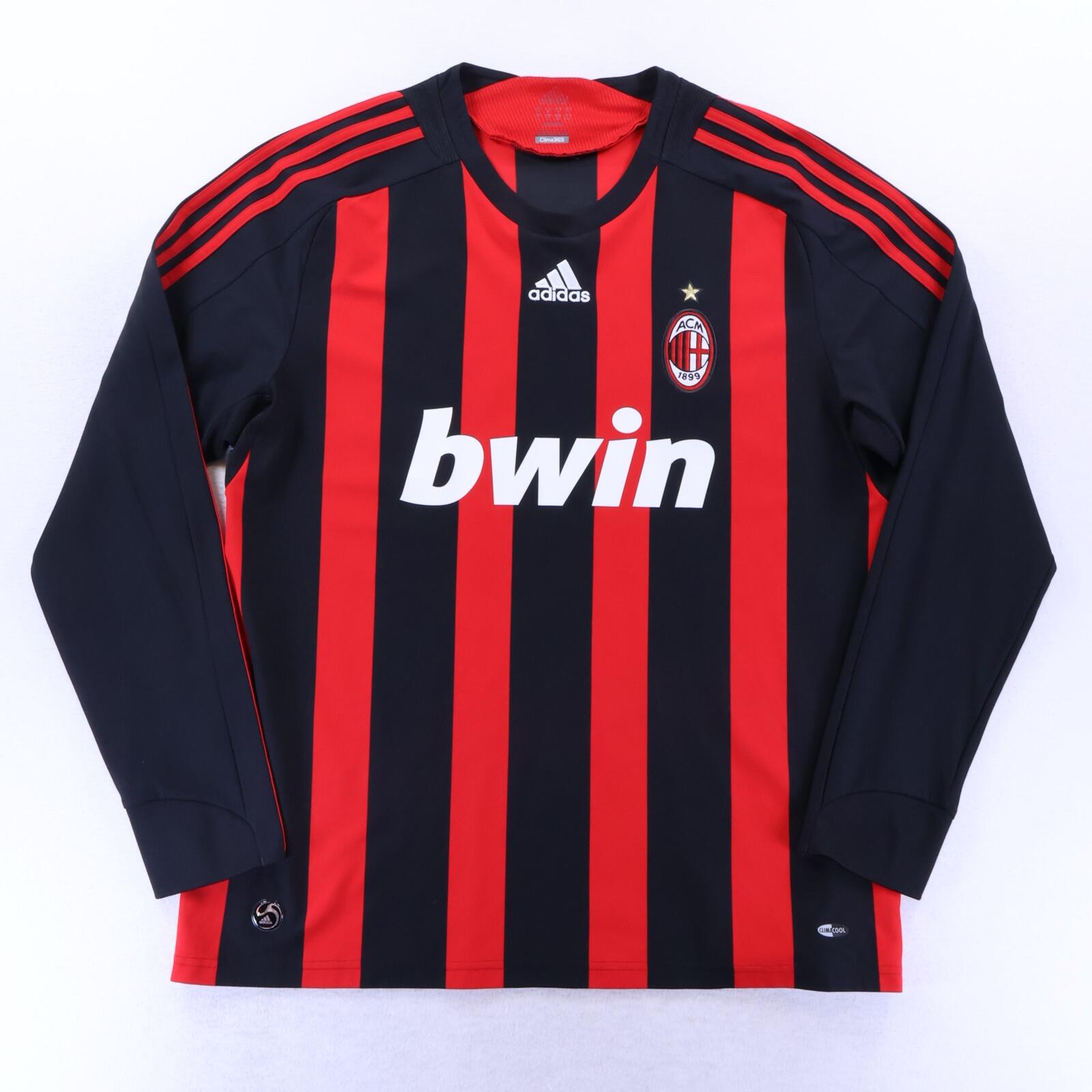 Ac Milan Kaka #22 2008/09 Home Shirt - Long Sleeve - XL