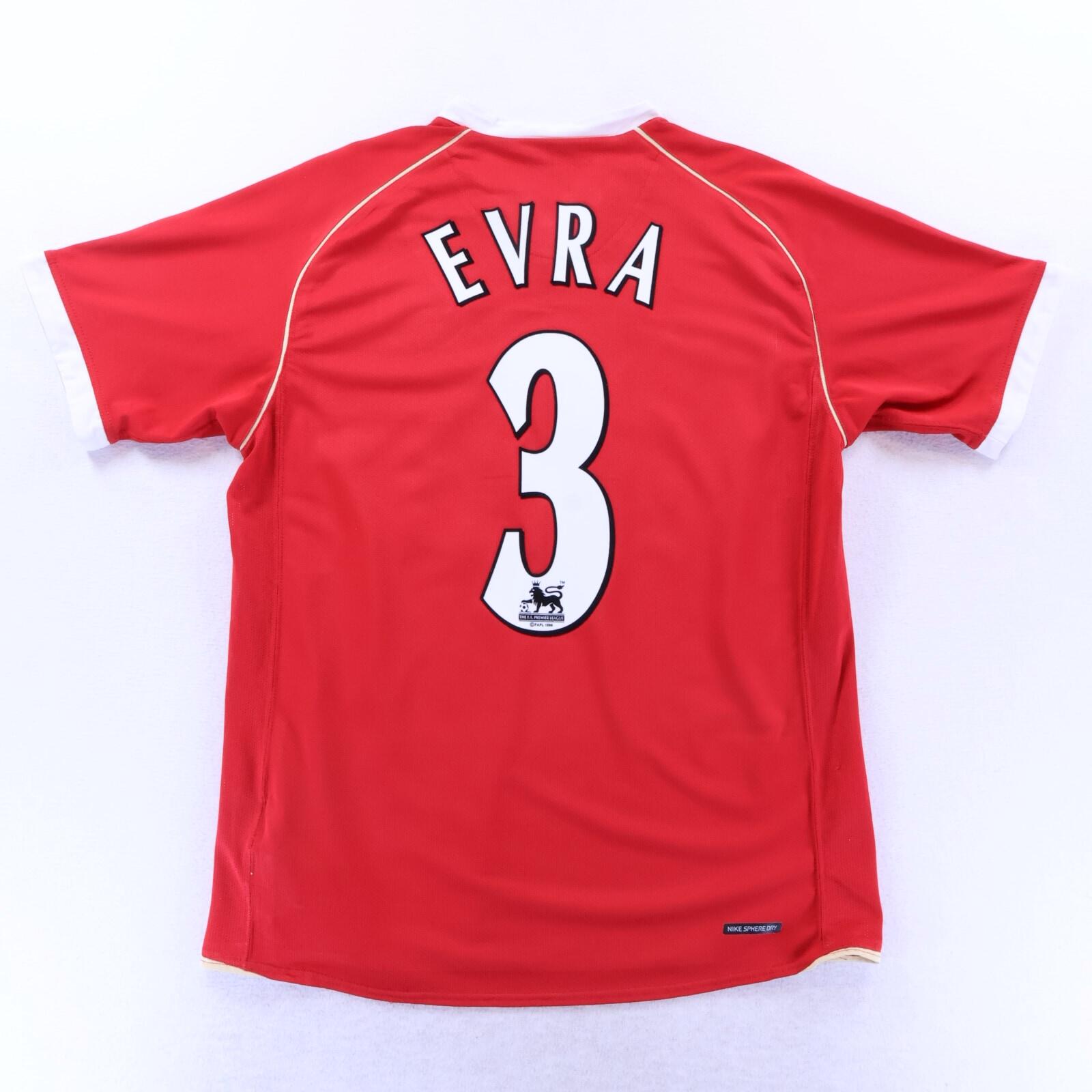 Manchester United Evra #3 2006/07 Home Shirt - M
