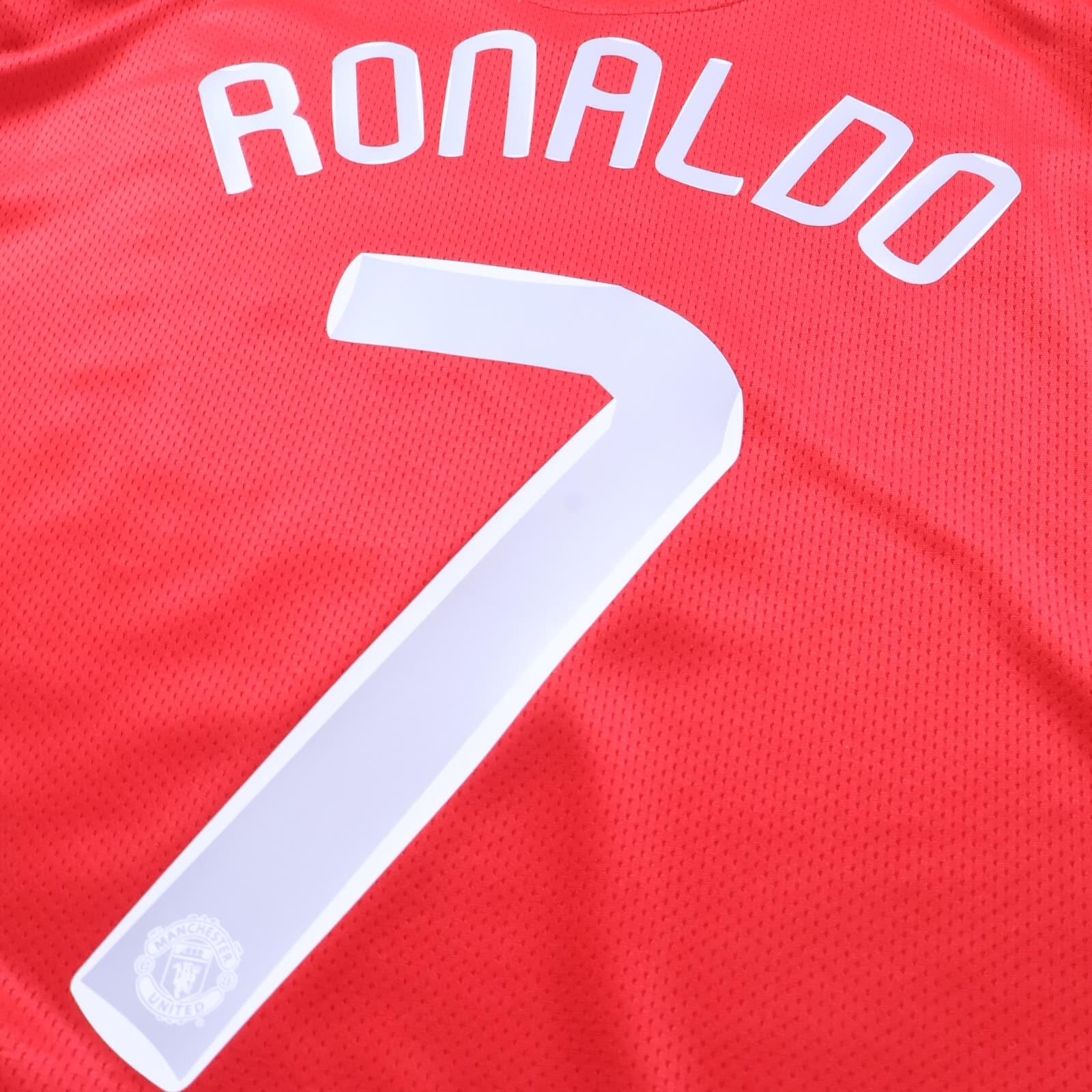 Manchester United Ronaldo #7 2007/09 Home Shirt - XL