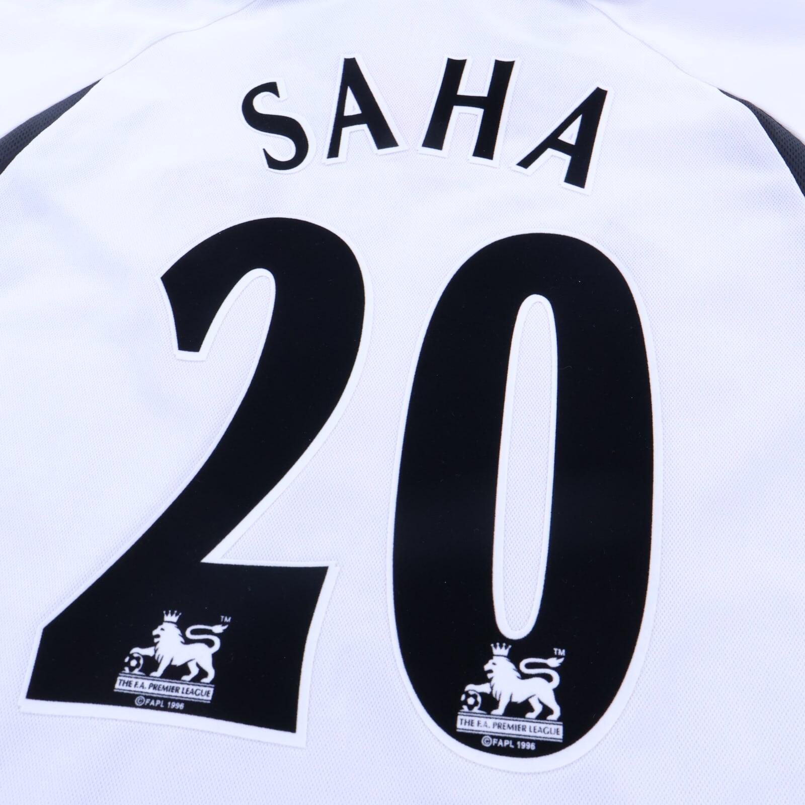Fulham F.C Saha #20 2001/02 Home Shirt - XL