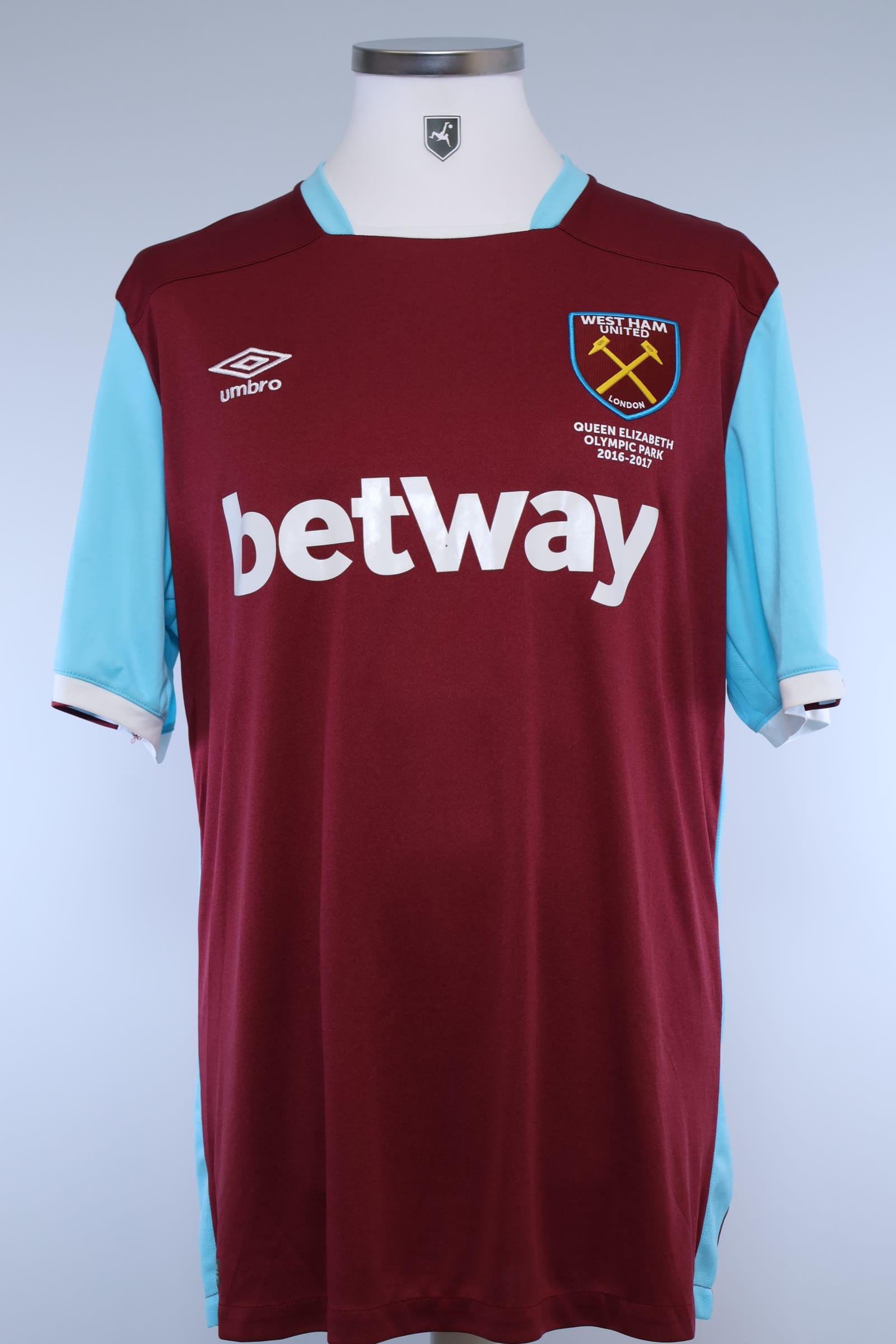 West Ham United 2016/17 Zaza #11 Home Shirt - XL Authenic Original Football Shirt