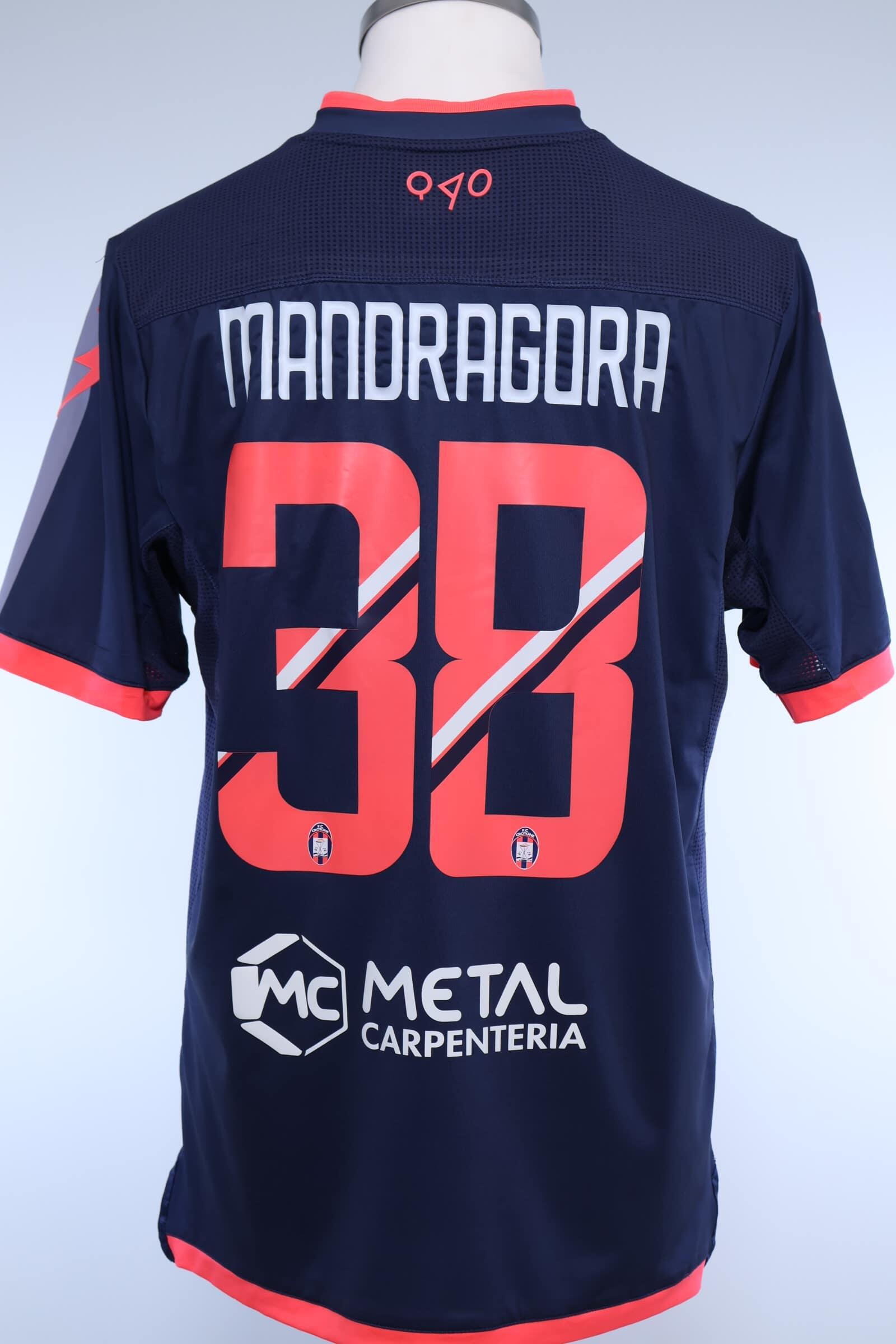 Fc Crotone 2017/18 Mandragora #38 Third Shirt - MAuthentic Original Football Shirt