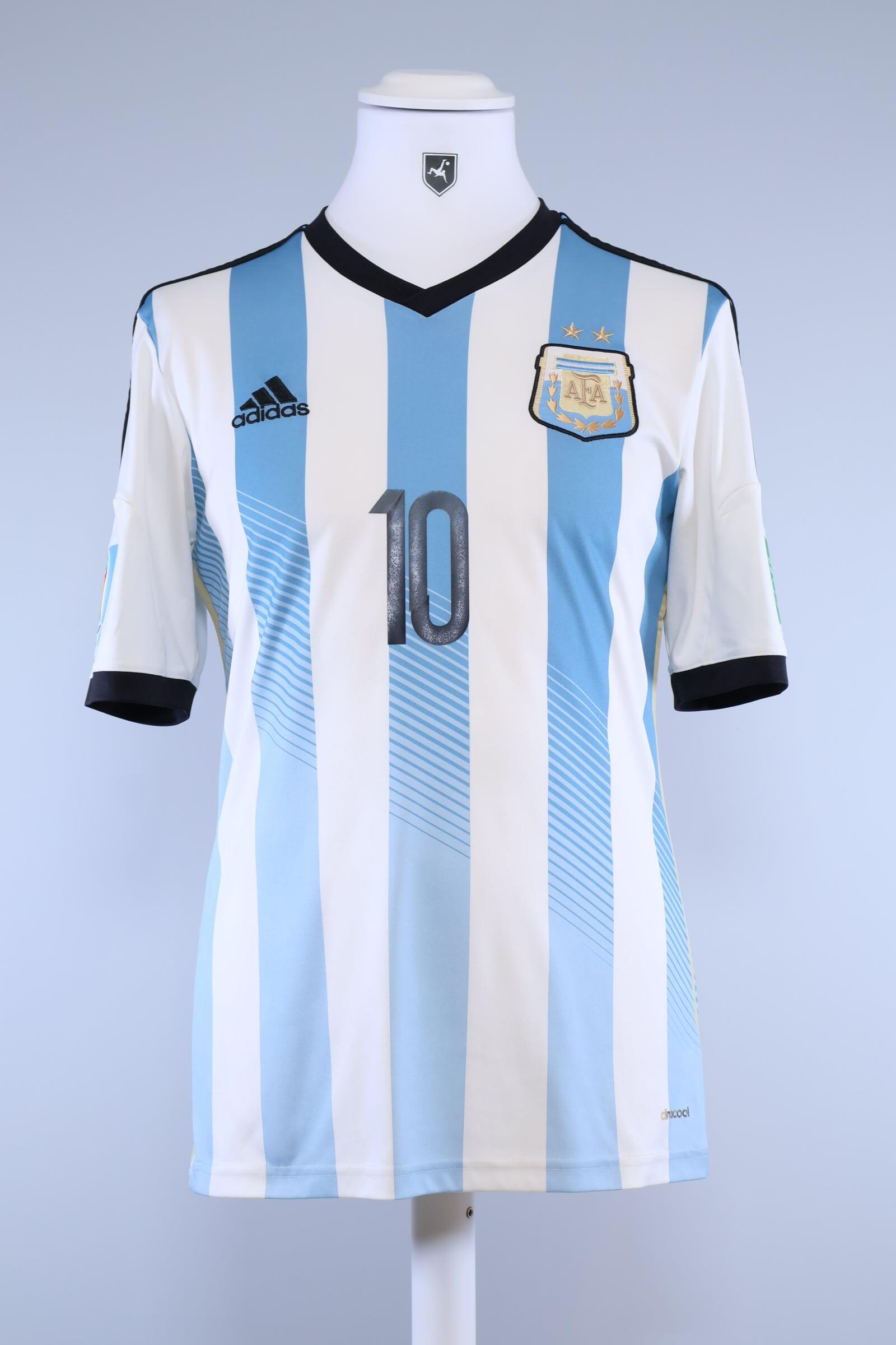 Argentina 2014/14 Messi #10 World Cup Home Shirt - S Authenic Original Football Shirt