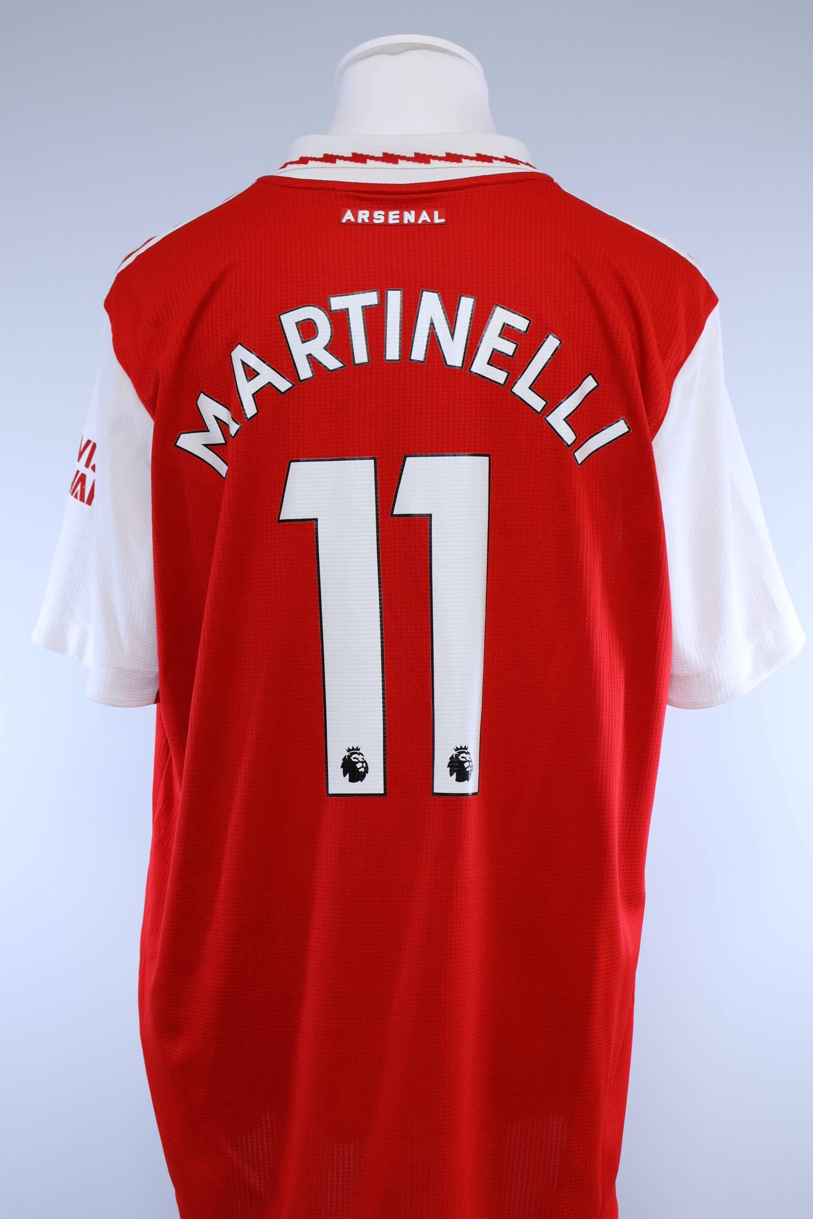 Arsenal 2022/23 Martinelli #11 Home Shirt - Player Issue - XLAuthentic Original Football Shirt
