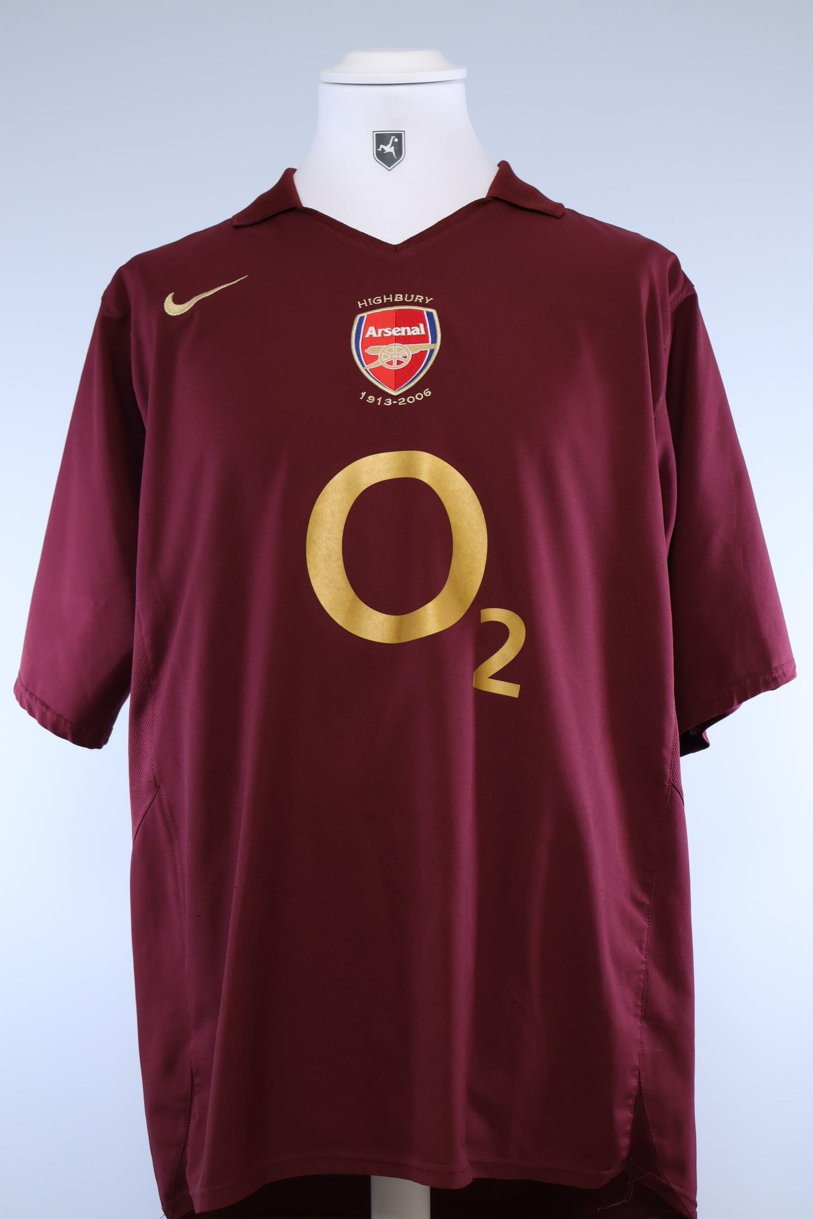 Arsenal 2005/06 Henry #14 Home Shirt - XL Authenic Original Football Shirt