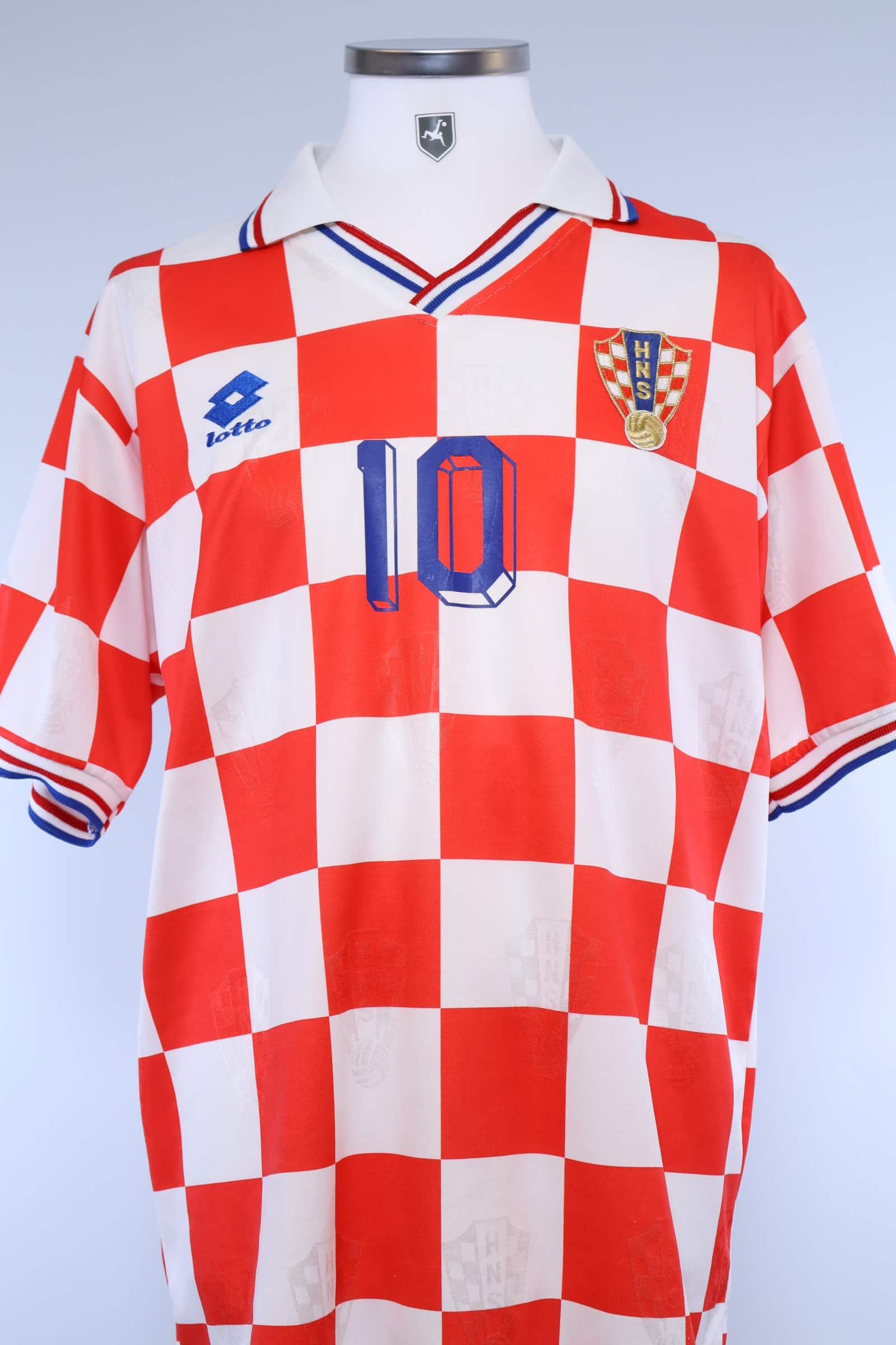 Croatia 1996/98 Boban #10 Home Shirt - LAuthentic Original Football Shirt
