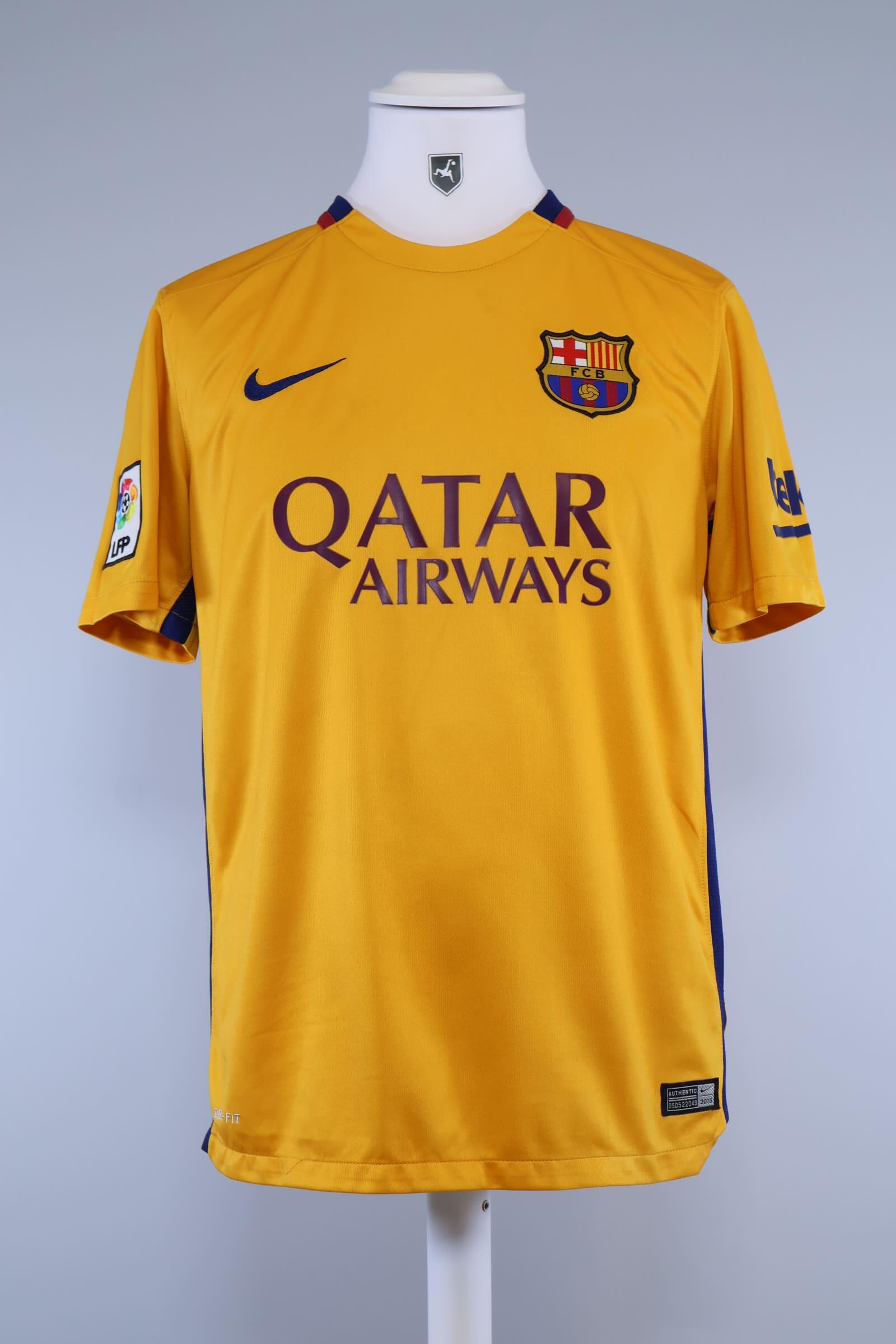 Barcelona 2015/16 Messi #10 Away Shirt - M Authenic Original Football Shirt