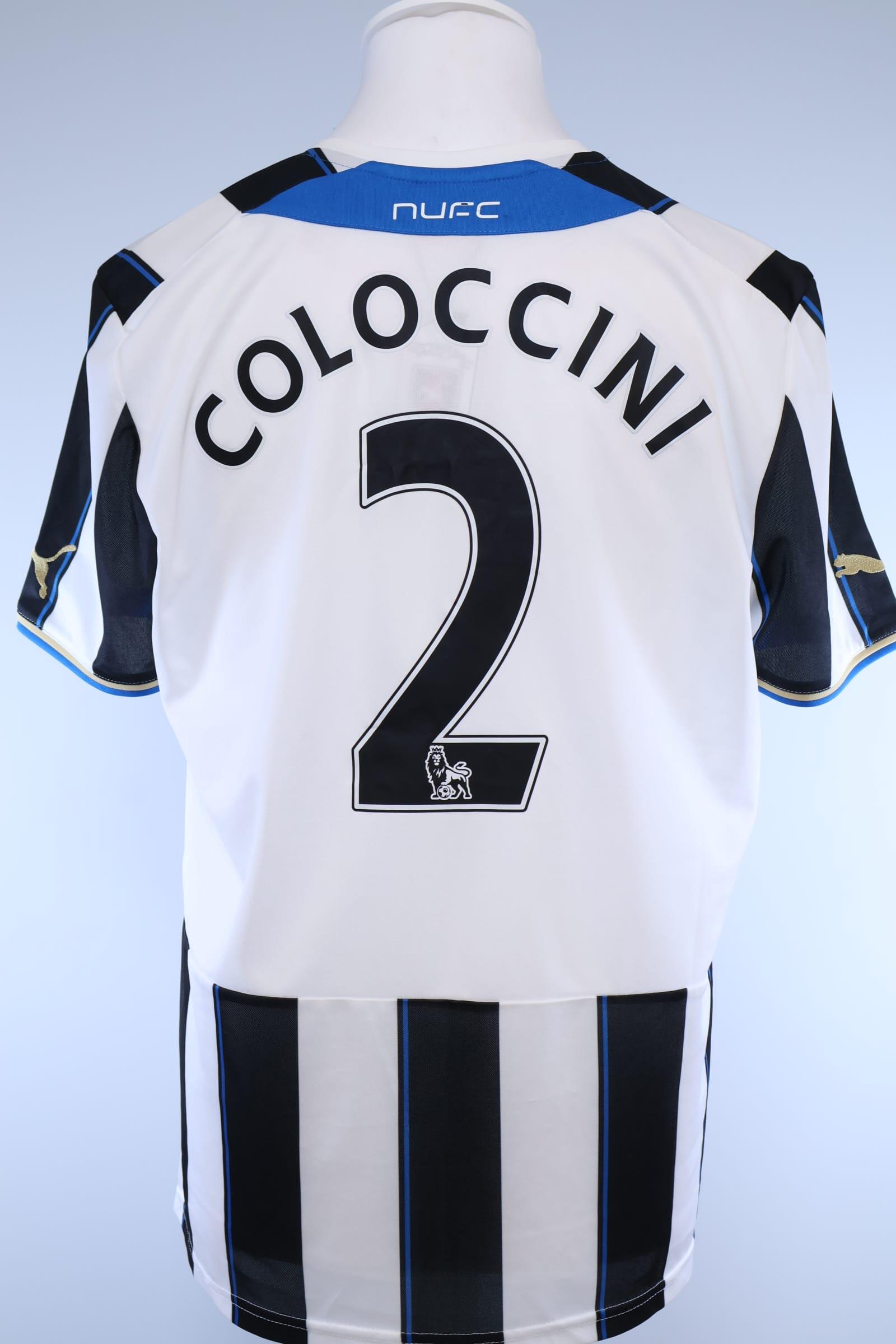 Newcastle United 2013/14 Coloccini #2 Home Shirt - MAuthentic Original Football Shirt