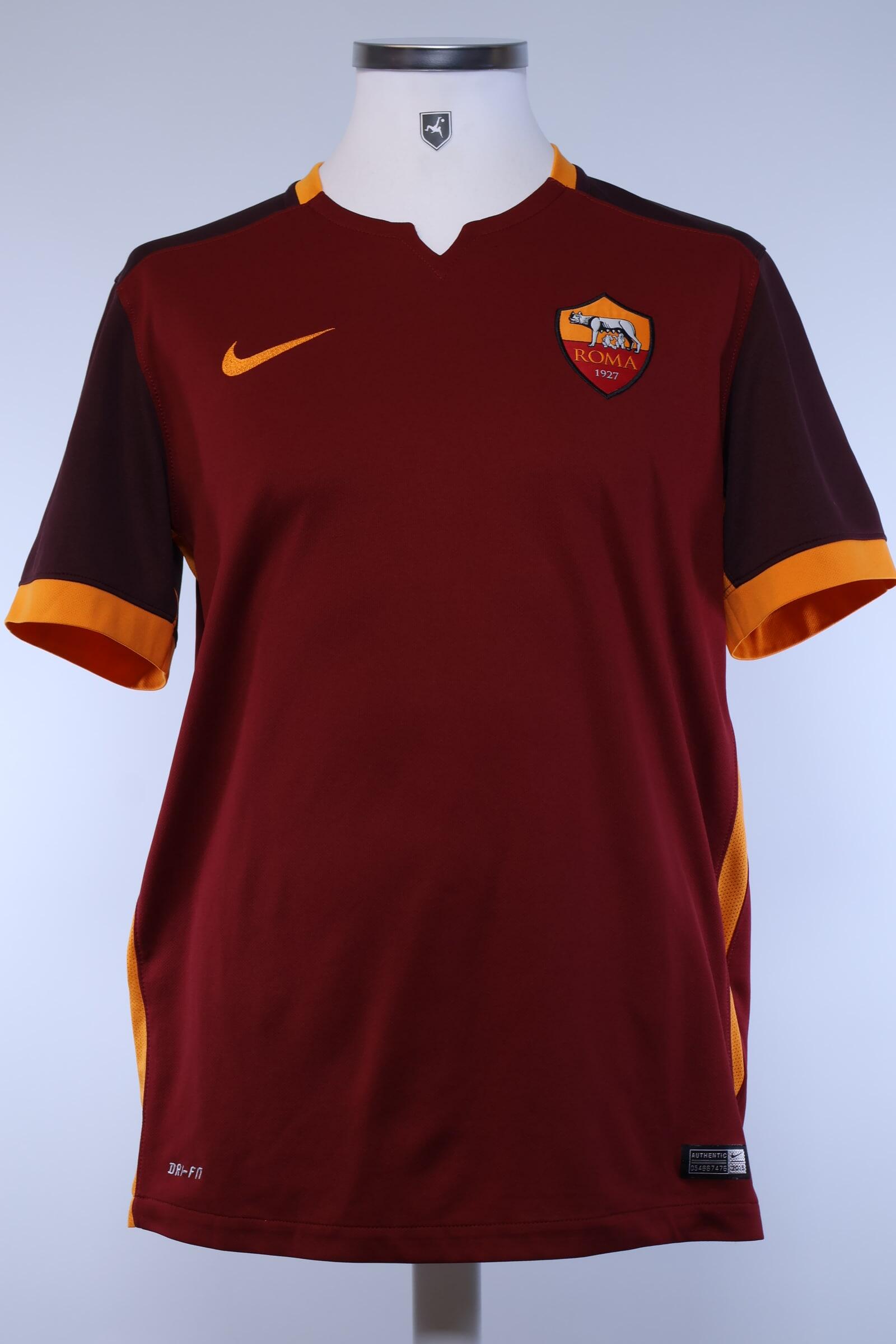 As Roma 2015/16 M. Salah #11 Home Shirt - M Authenic Original Football Shirt
