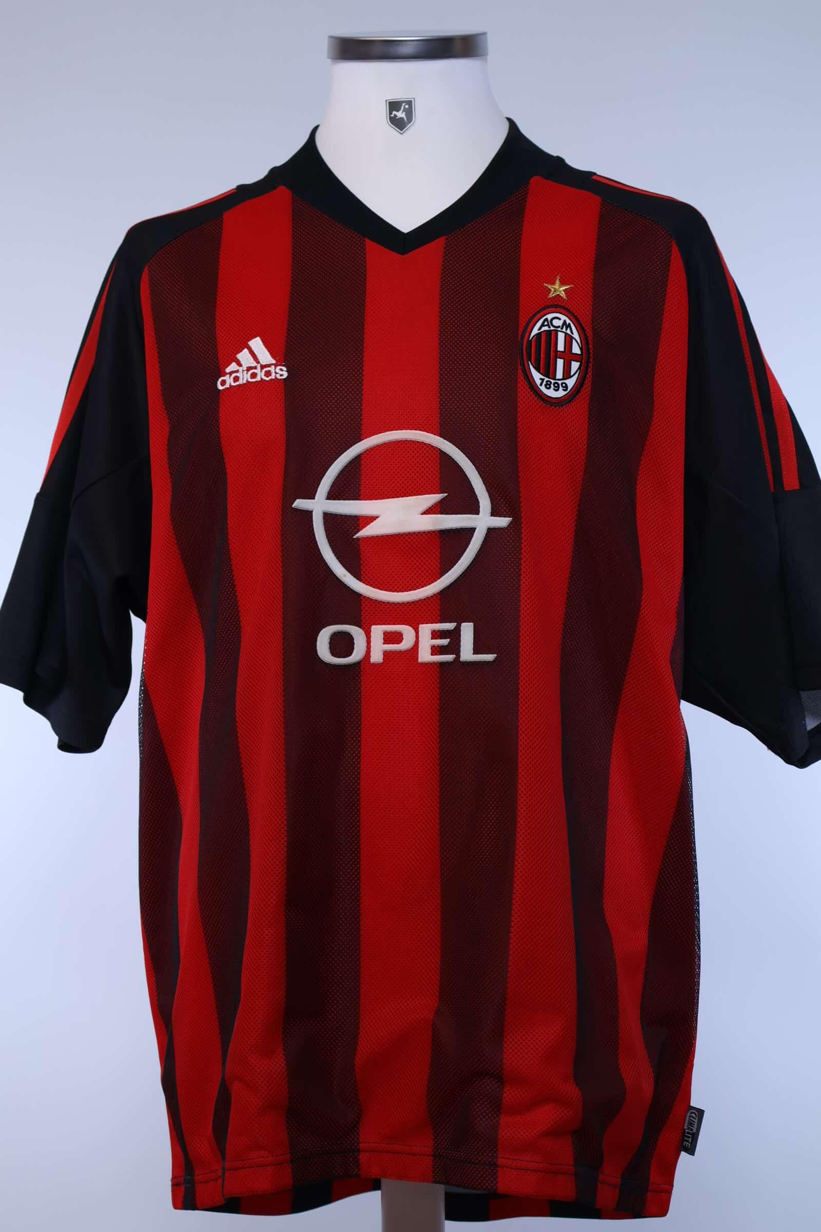 Ac Milan 2002/03 Home Shirt - XLAuthentic Original Football Shirt