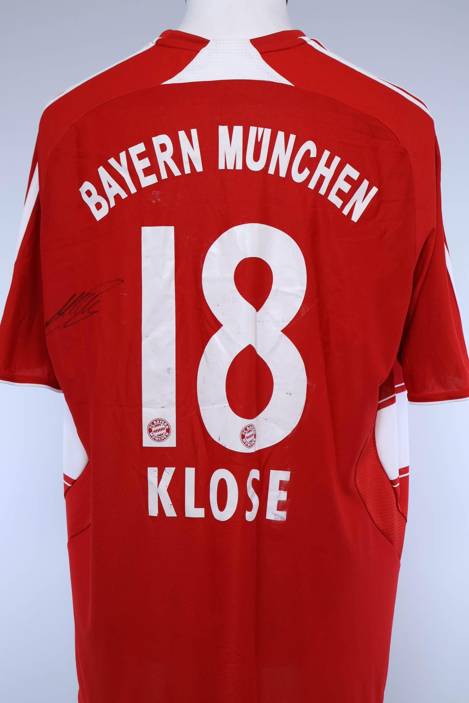 Bayern Munich 2007/08 Klose #18 Home Shirt - Signed - LAuthentic Original Football Shirt
