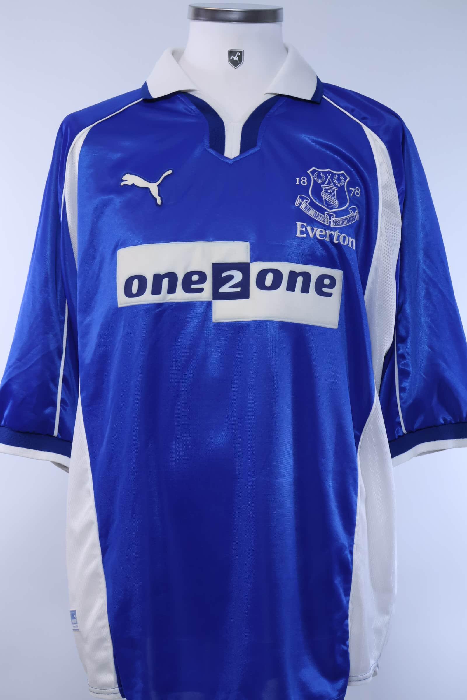 Everton 2000/02 Home Shirt - XLAuthentic Original Football Shirt