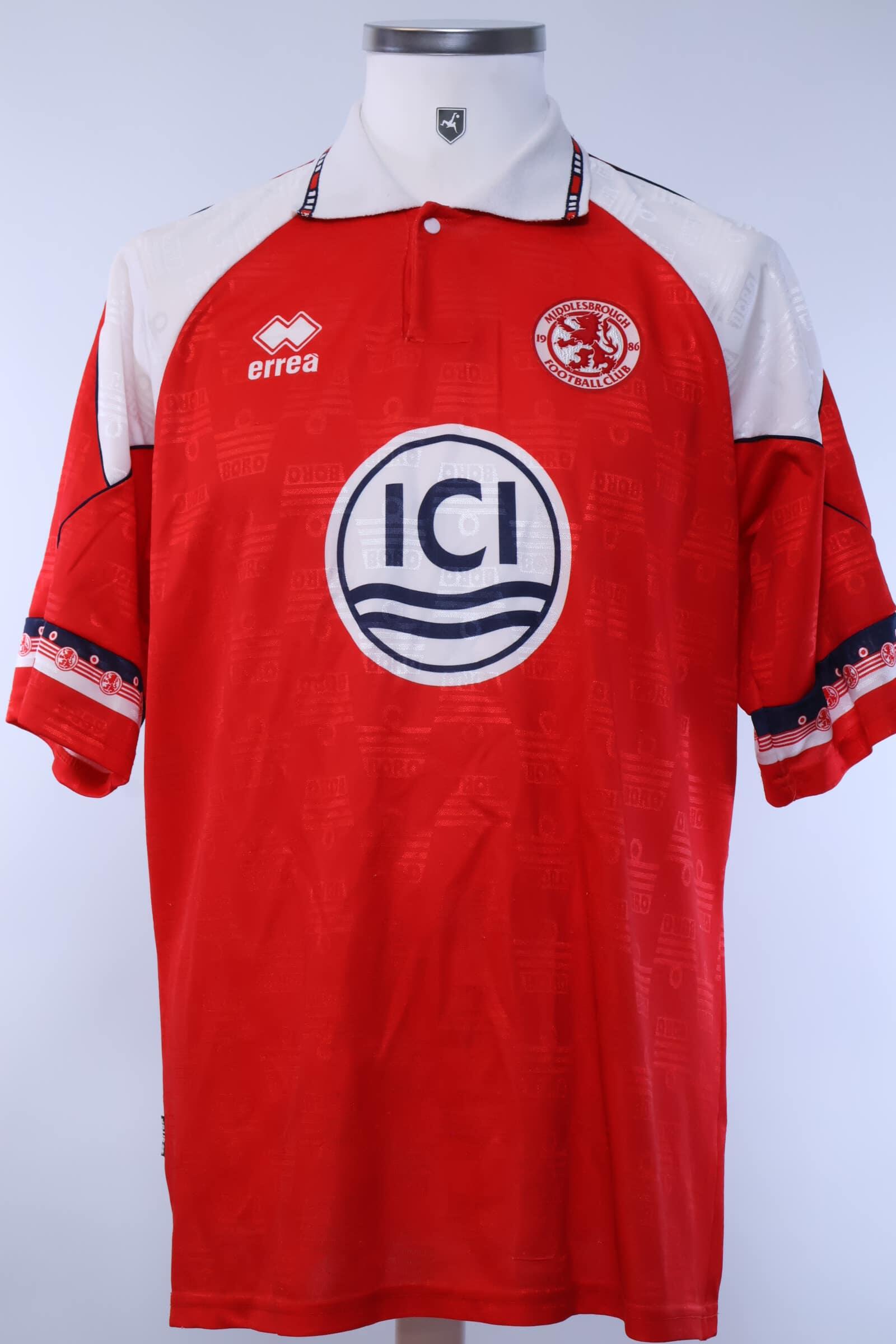 Middlesbrough 1992/94 Home Shirt - XLAuthentic Original Football Shirt