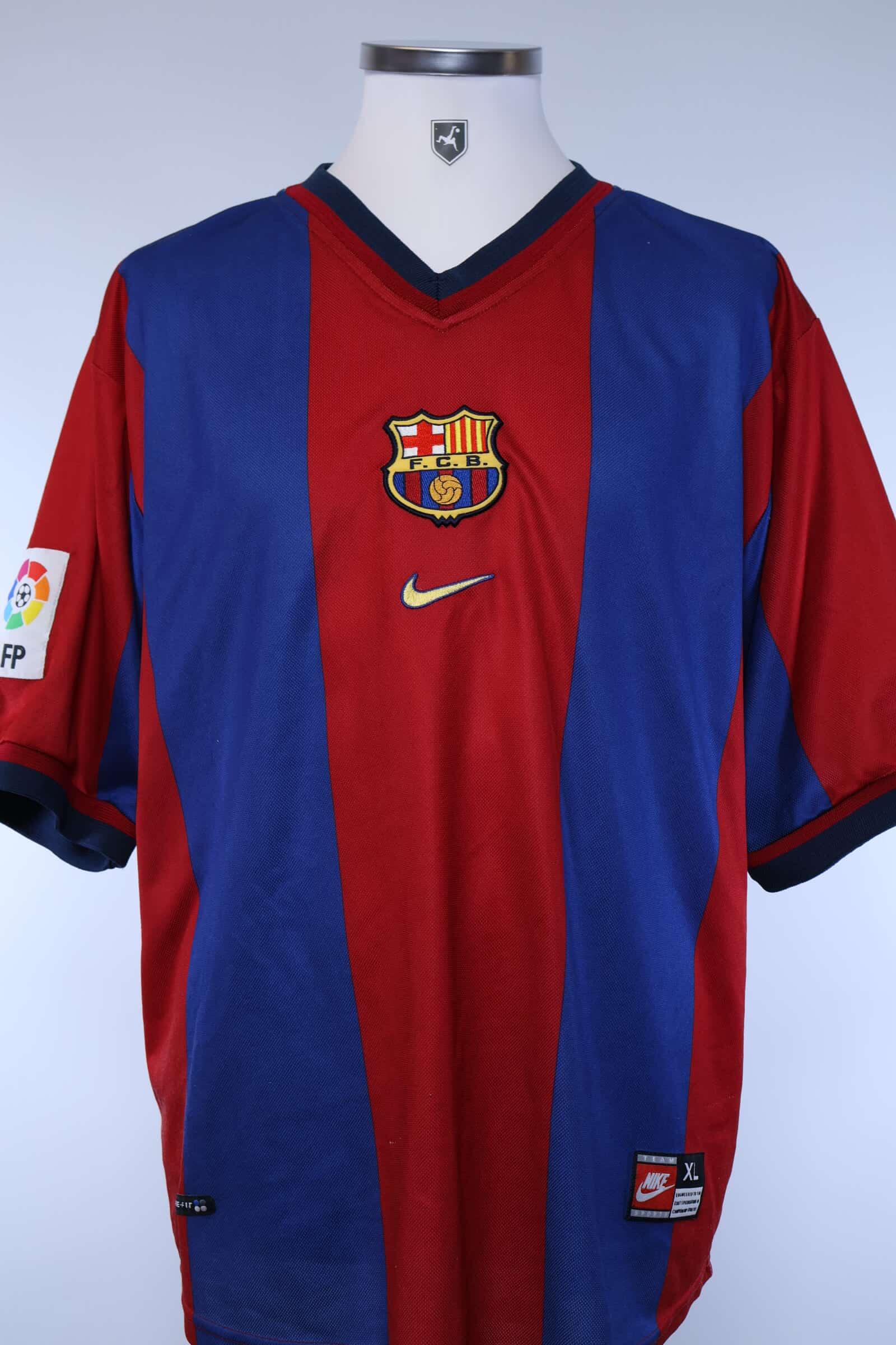 Barcelona 1998/99 Home Shirt - XL Authentic Original Football Shirt