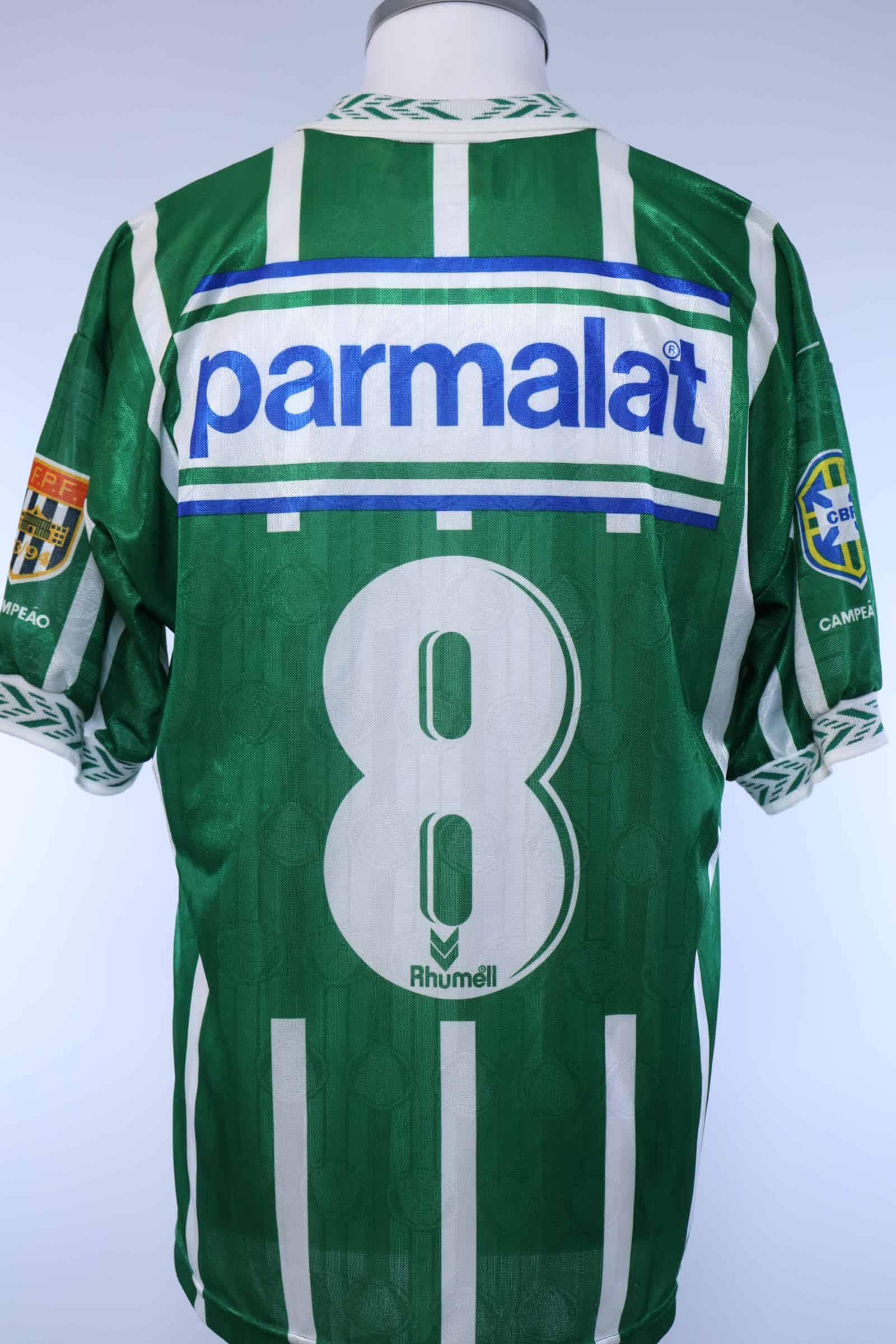 Palmeiras 1995/96 #8 Home Shirt - L Authenic Original Football Shirt