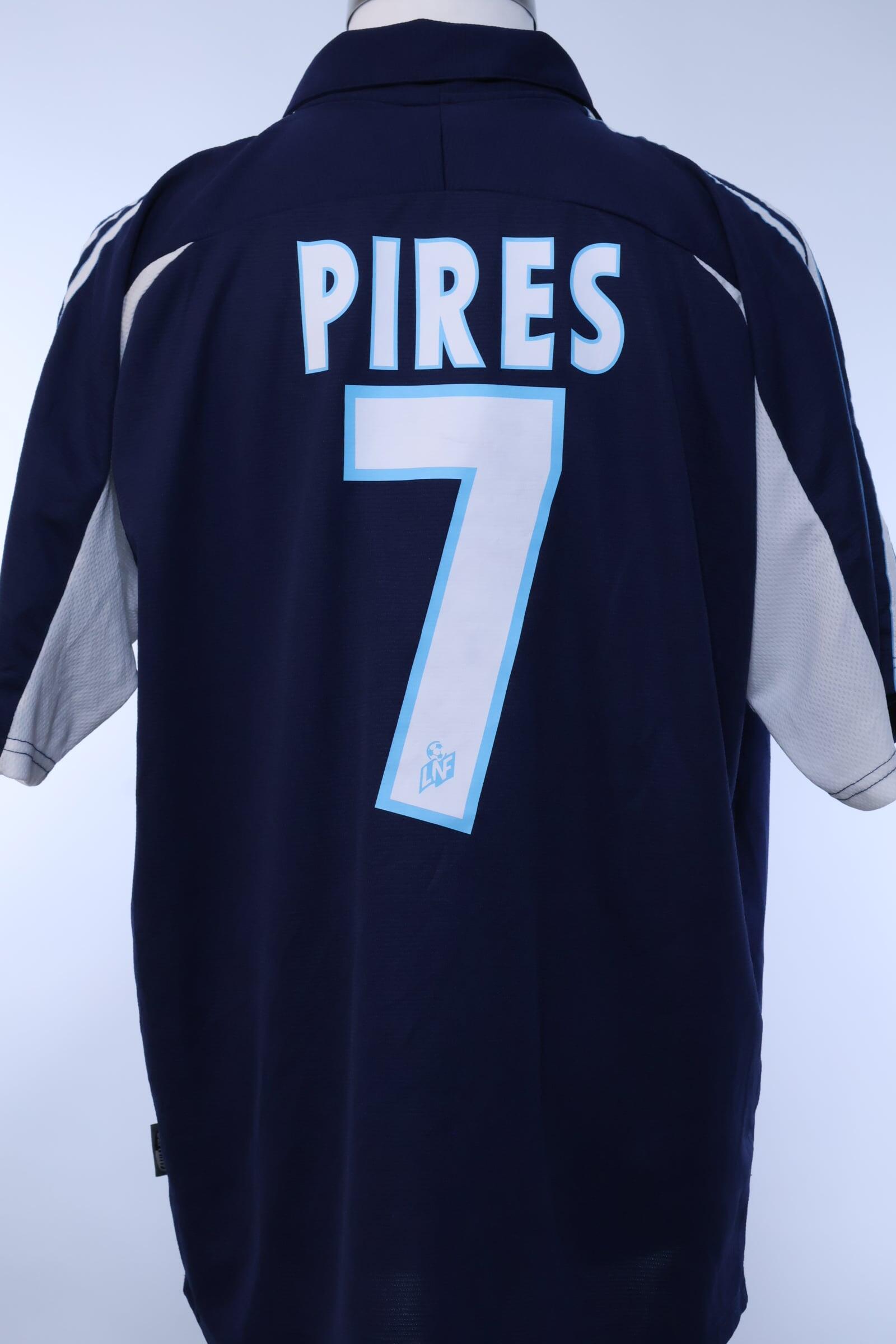 Marseille 1999/00 Pires #7 Away Shirt - LAuthentic Original Football Shirt