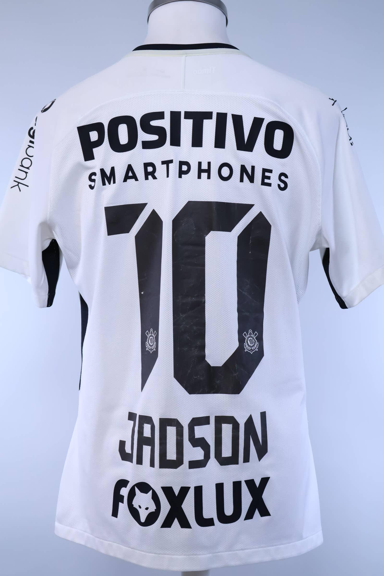 Sc Corinthians Paulista 2017/18 Jadson #10 Home Shirt - L Authenic Original Football Shirt