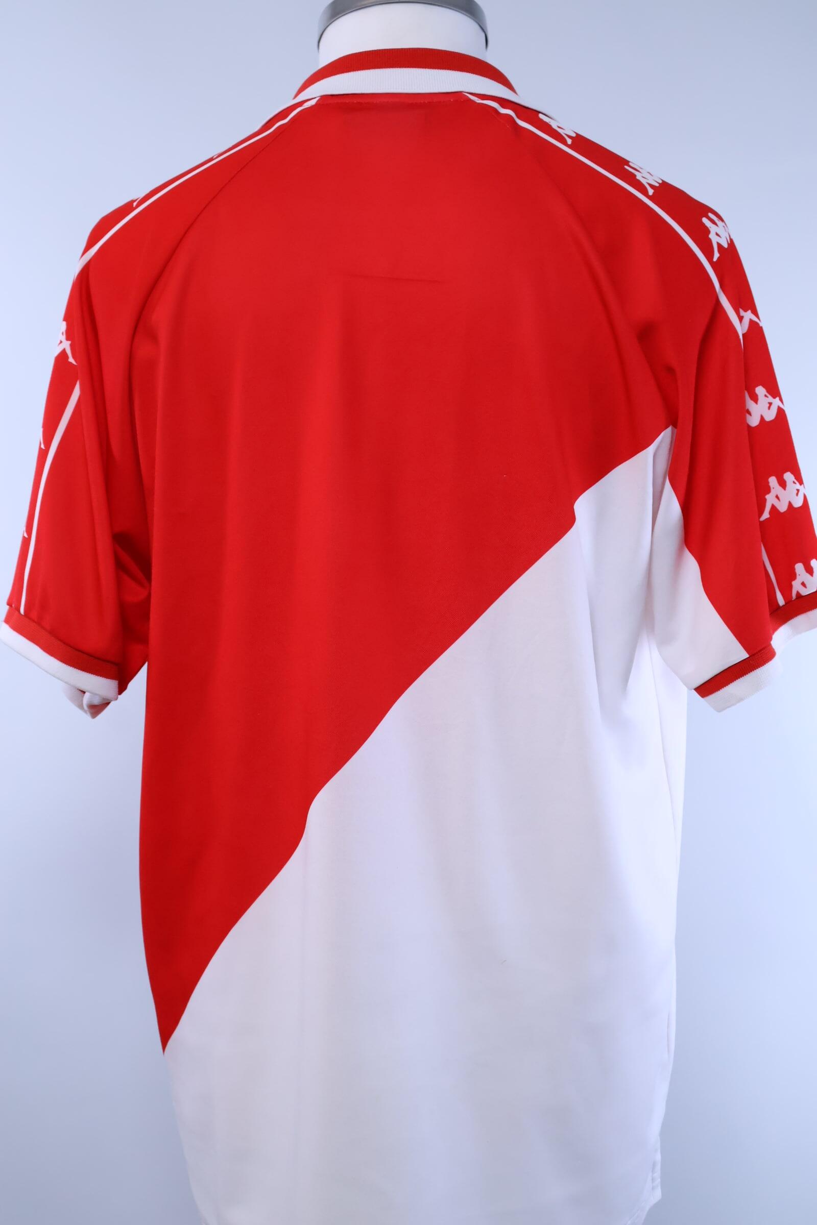 As Monaco 2000/01 Home Shirt - L Authenic Original Football Shirt