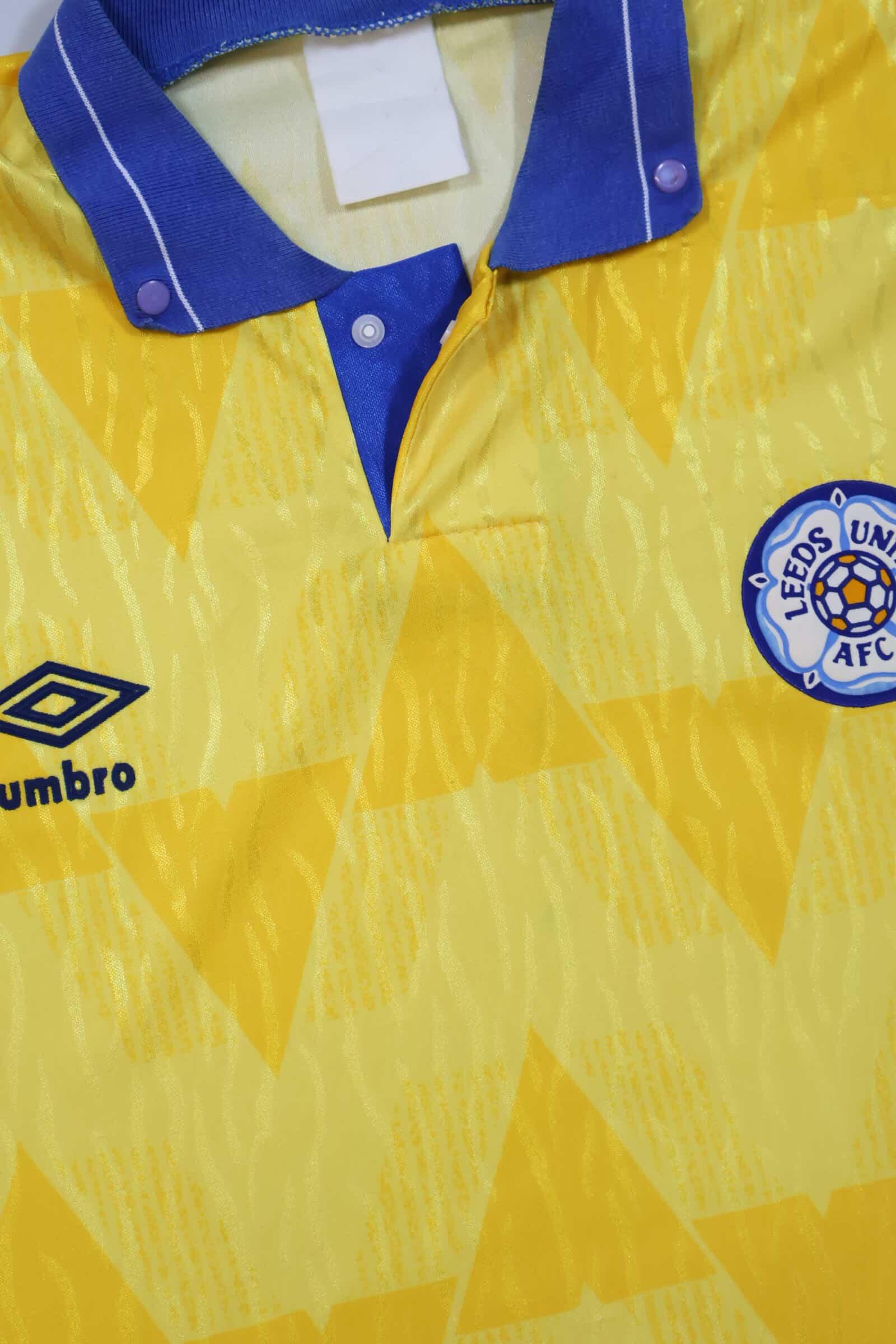 Leeds United 1989/90 Away Shirt - M Authenic Original Football Shirt