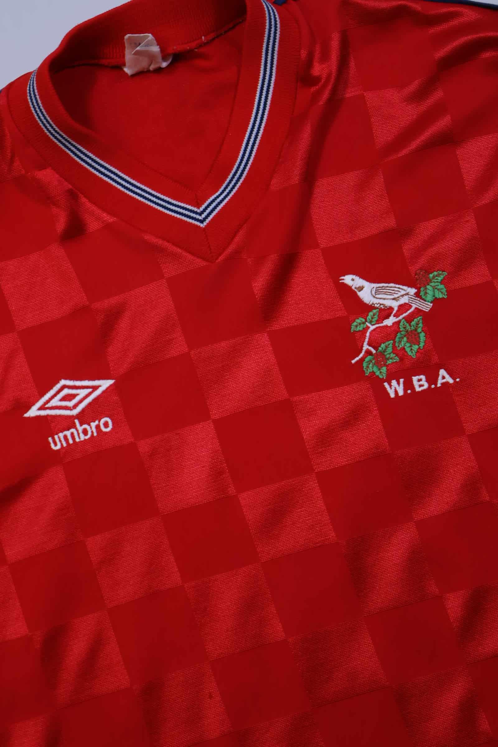West Bromwich Albion 1986/87 Home Shirt - S Authenic Original Football Shirt