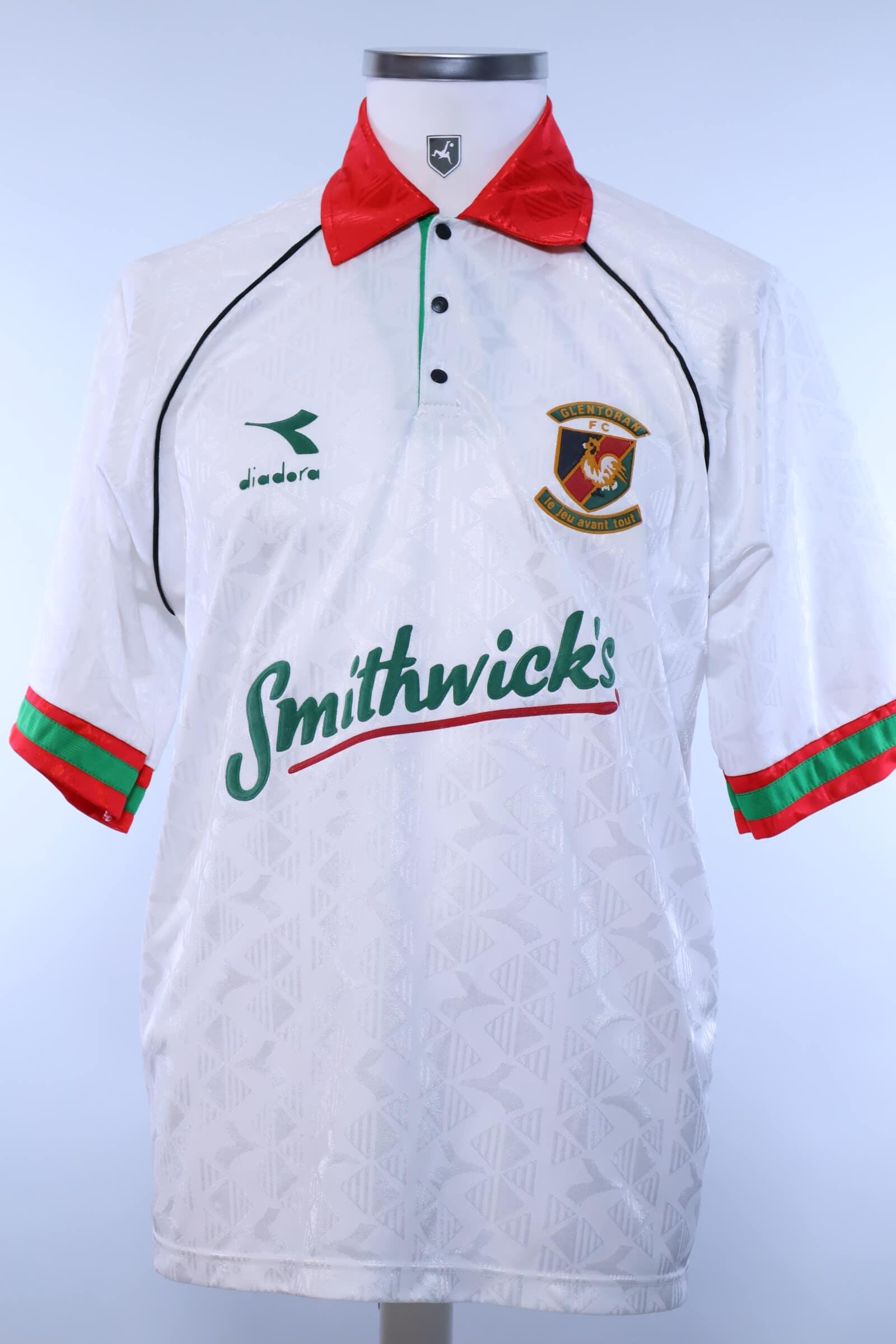 Glentoran 1994/96 Away Shirt - MAuthentic Original Football Shirt
