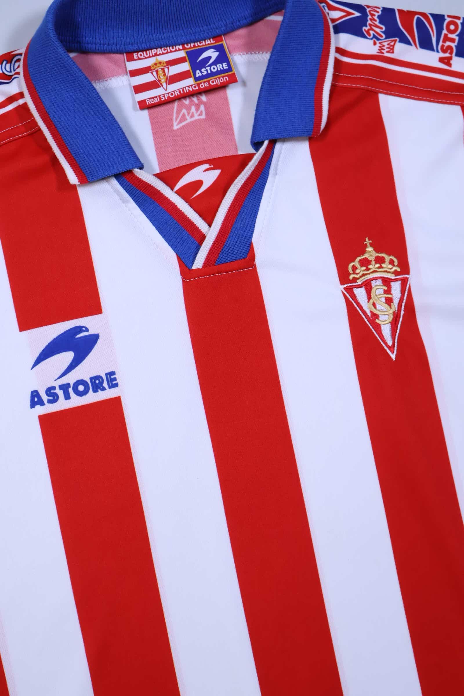 Sporting Gijon 1999/00 Home Shirt - XL Authenic Original Football Shirt